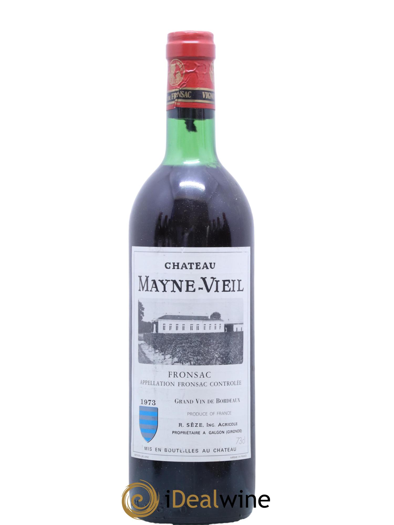 Fronsac Chateau Mayne Vieil 1973 - Lot de 1 bouteille - 0