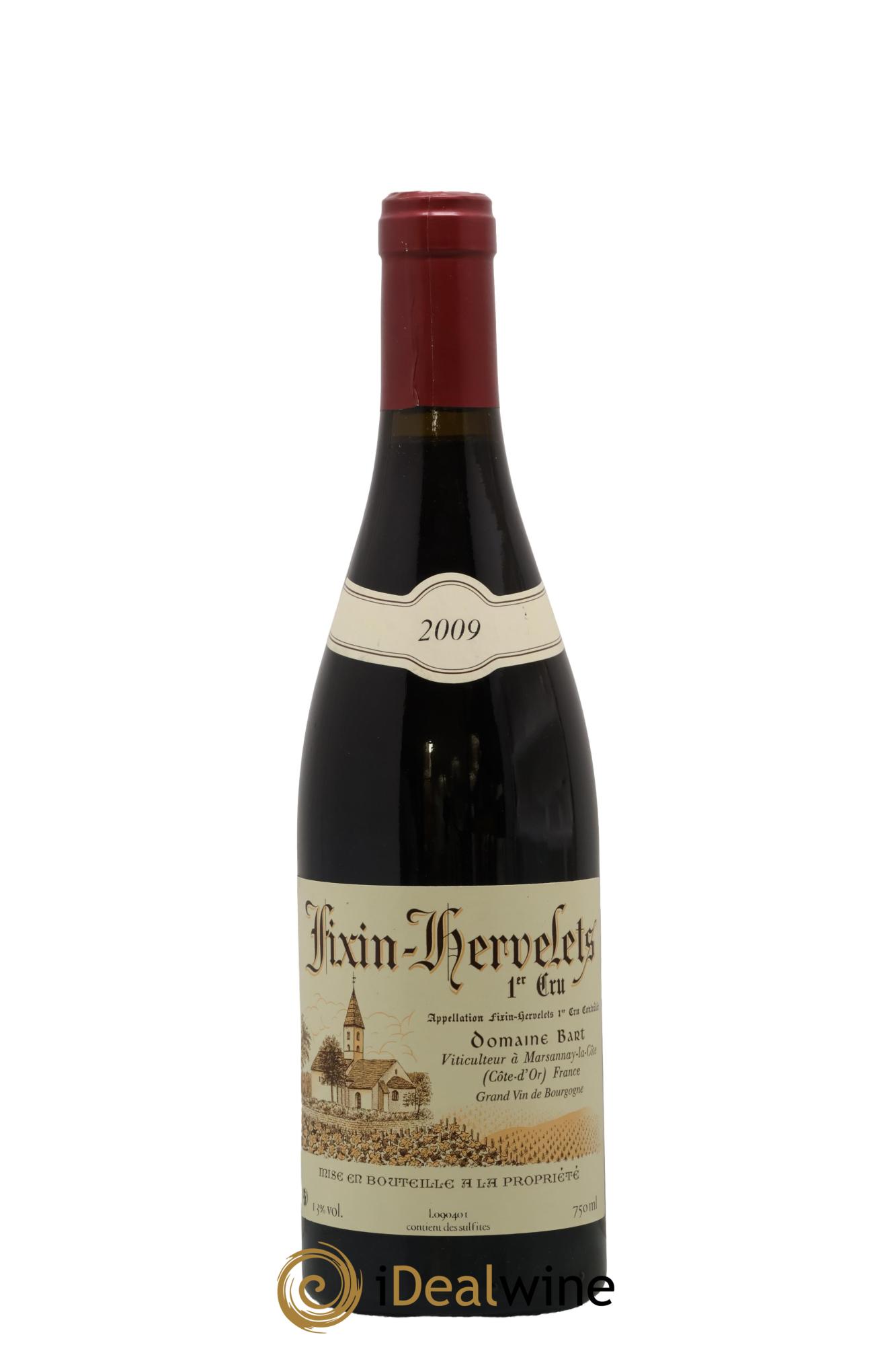 Fixin 1er Cru Hervelets Bart (Domaine) 2009 - Lot de 1 bouteille - 0