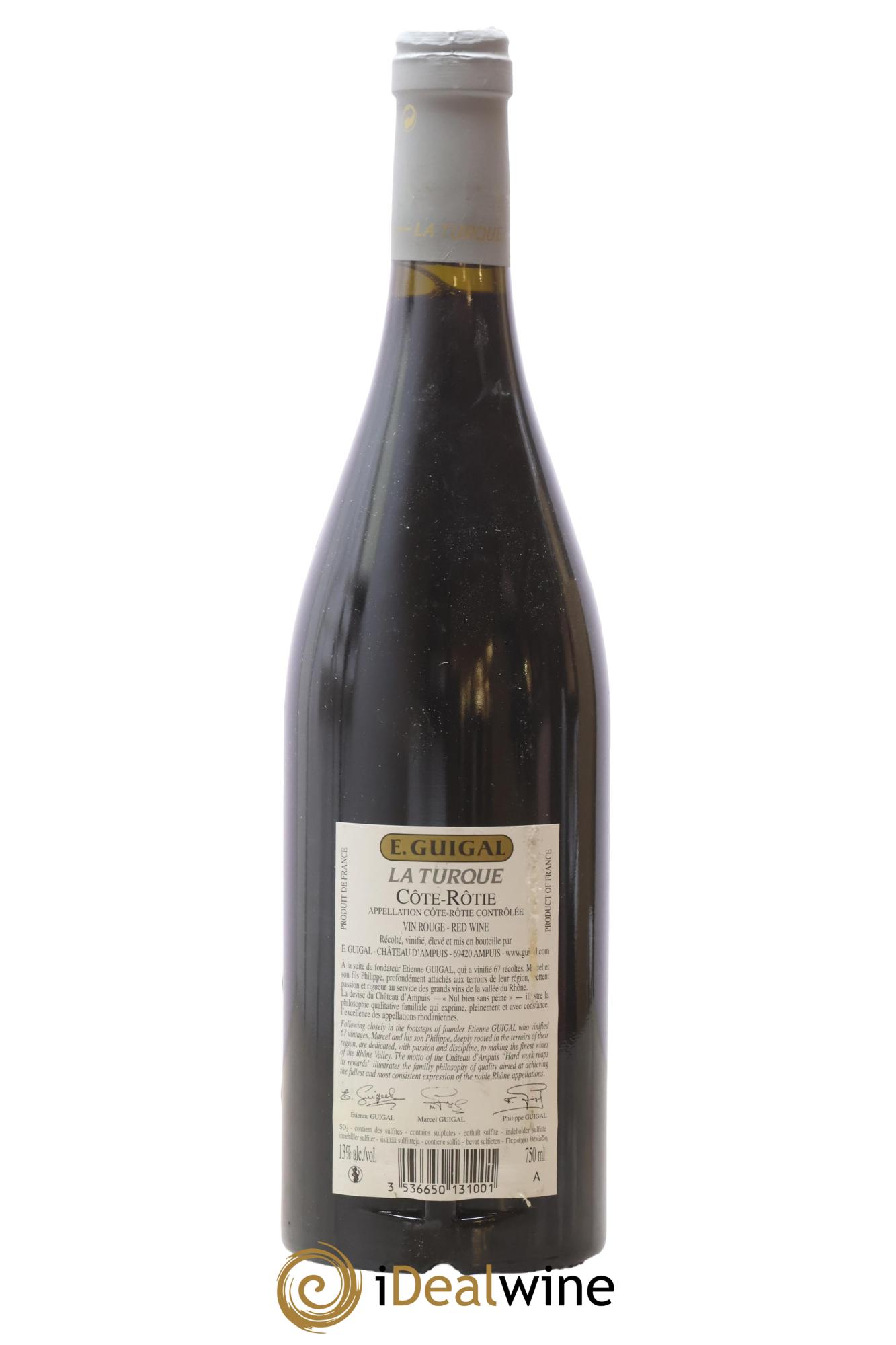 Côte-Rôtie La Turque Guigal 2011 - Posten von 1 Flasche - 1