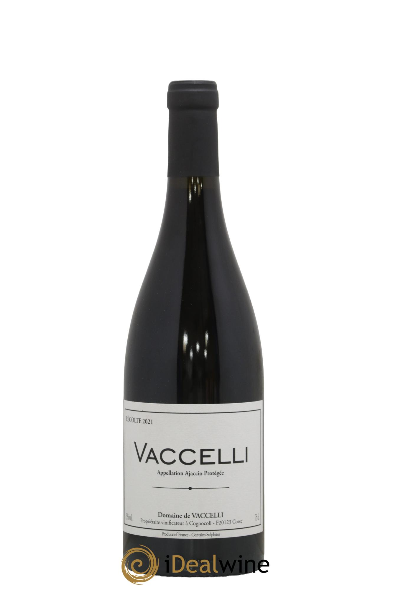 Ajaccio Vaccelli 2021 - Lot de 1 bouteille - 0