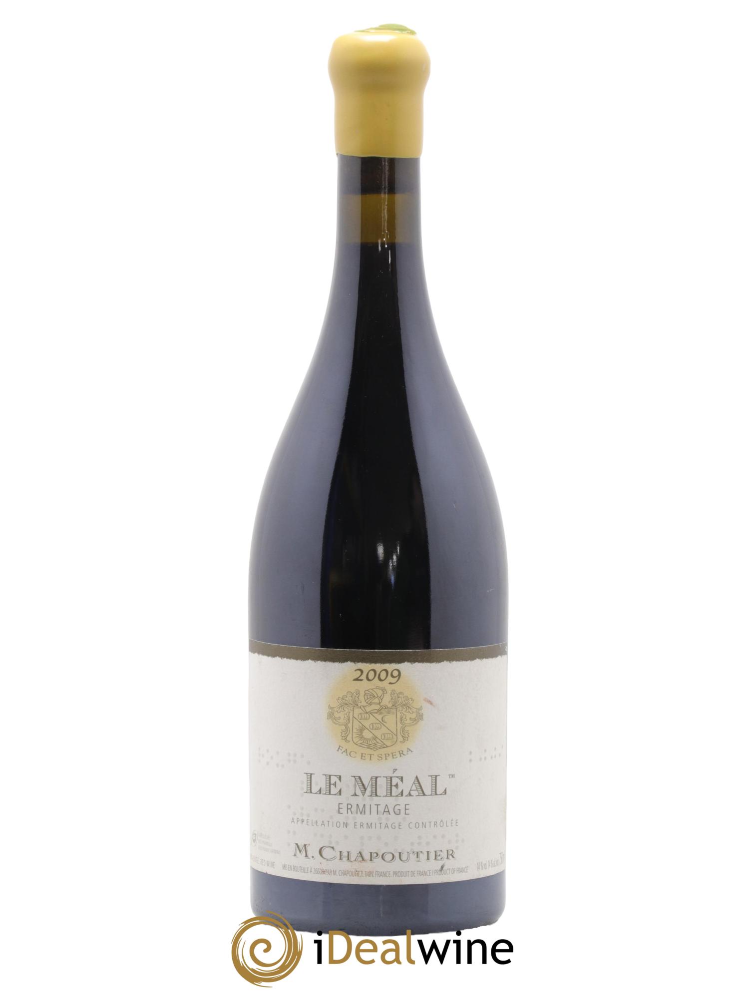 Hermitage Ermitage Le Méal Chapoutier 2009 - Lot de 1 bouteille - 0