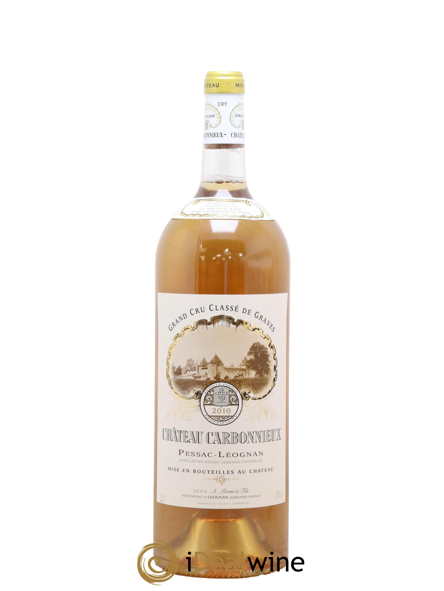 Château Carbonnieux Cru Classé de Graves 2010 - Lot de 1 magnum - 0