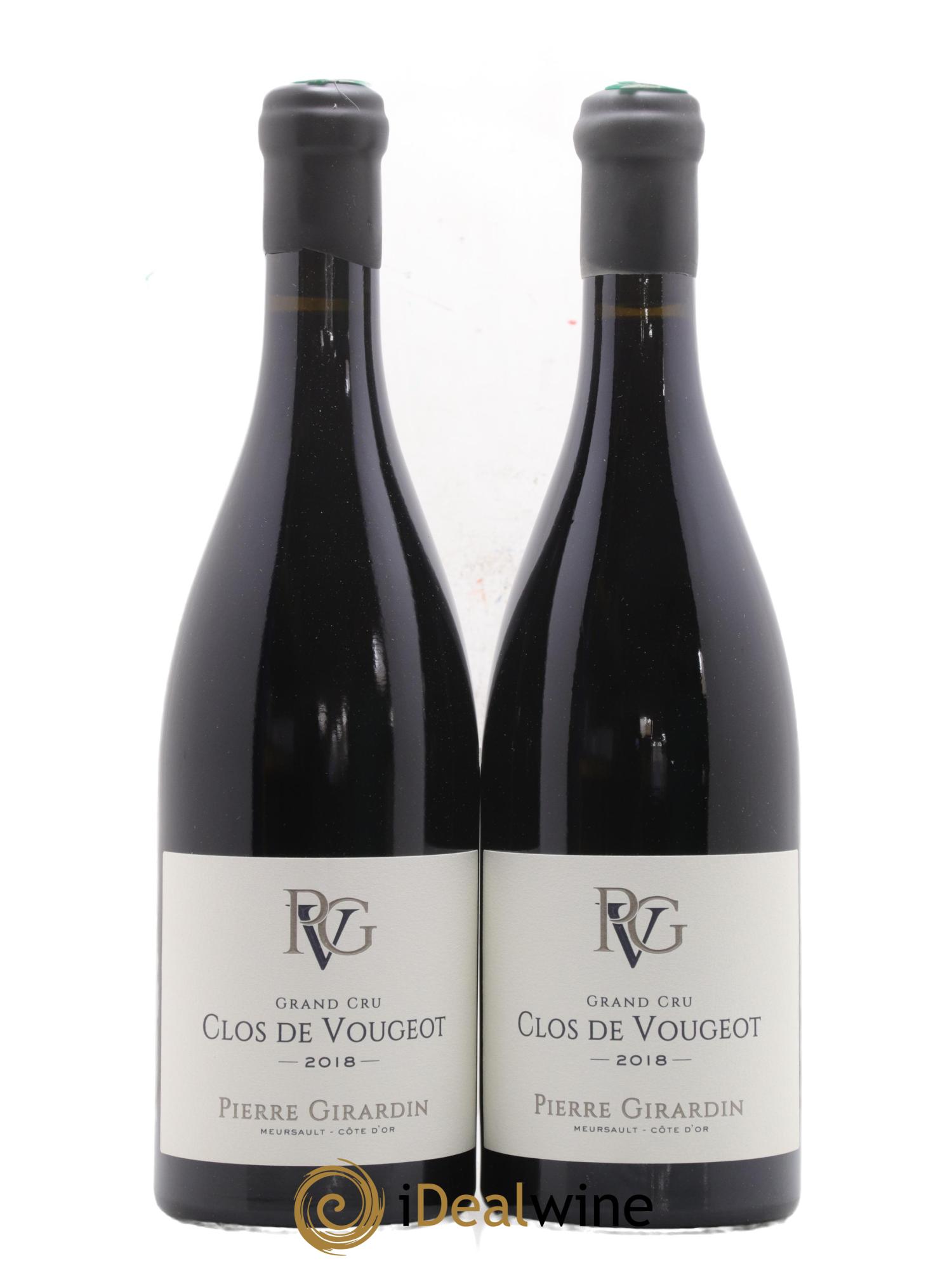 Clos de Vougeot Grand Cru Pierre Girardin 2018 - Lot de 2 bouteilles - 0