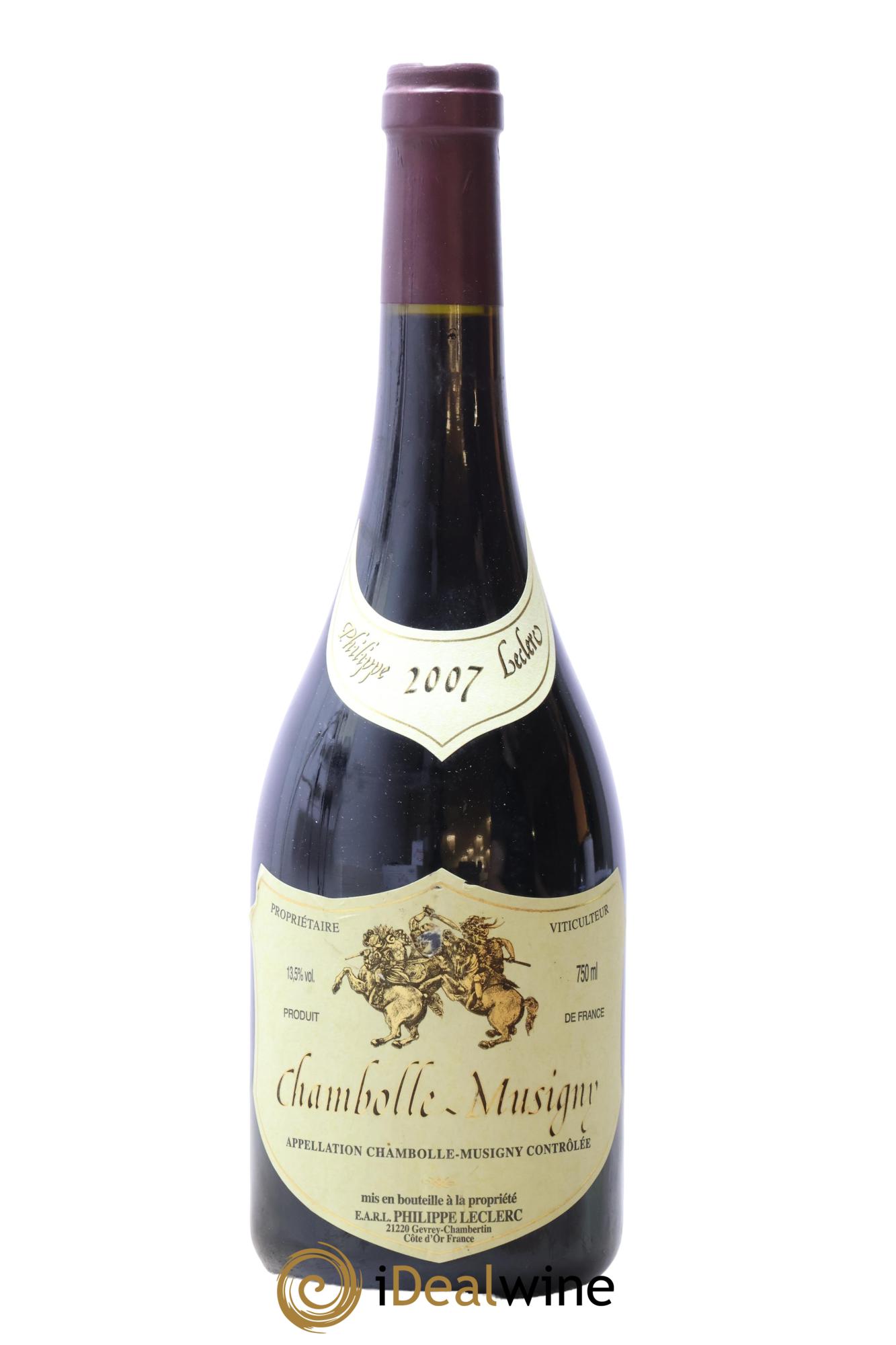 Chambolle-Musigny Philippe Leclerc 2007 - Posten von 1 Flasche - 0