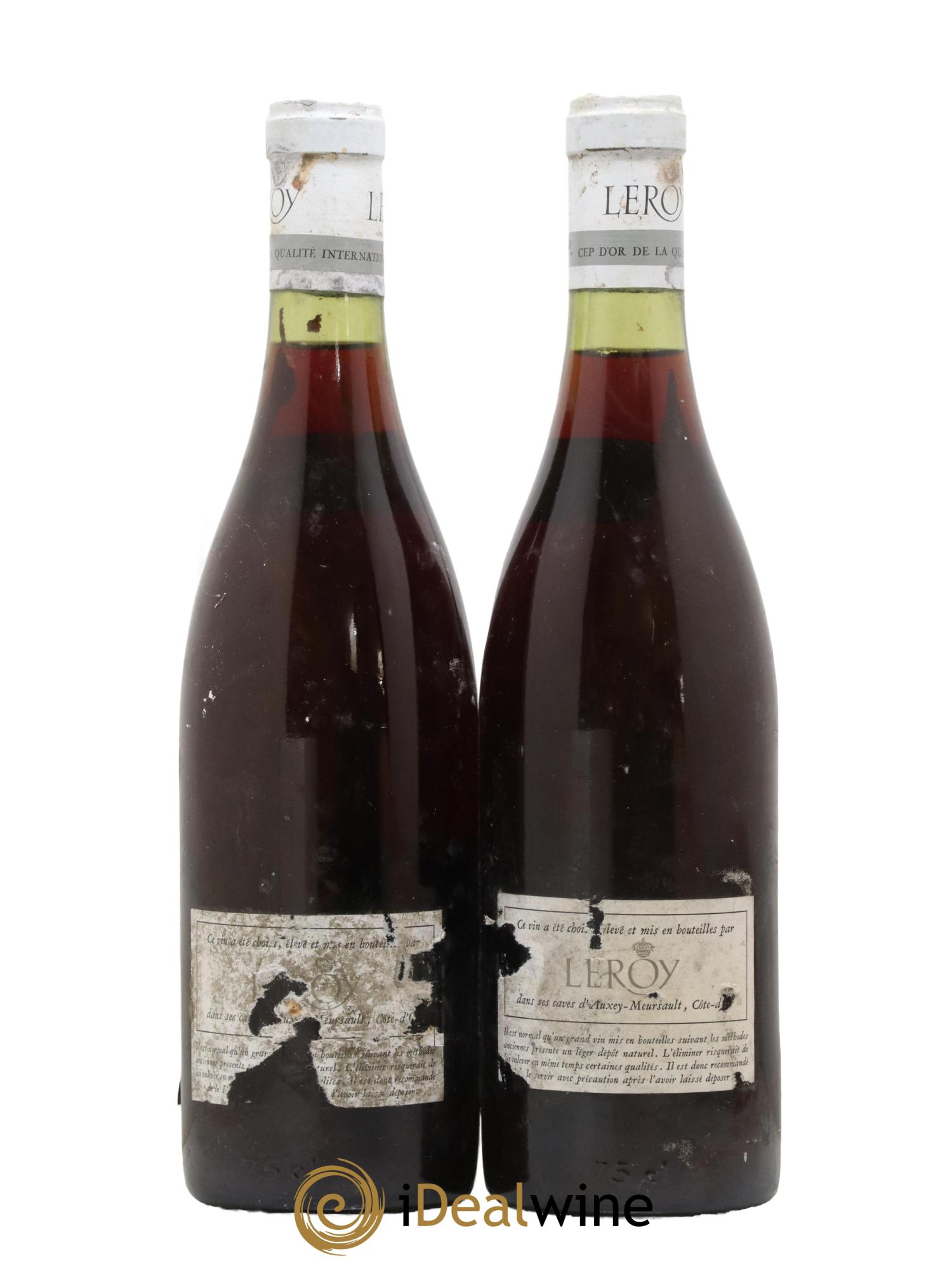 Bourgogne Leroy SA D Auvenay 1969 - Lotto di 2 bottiglie - 1