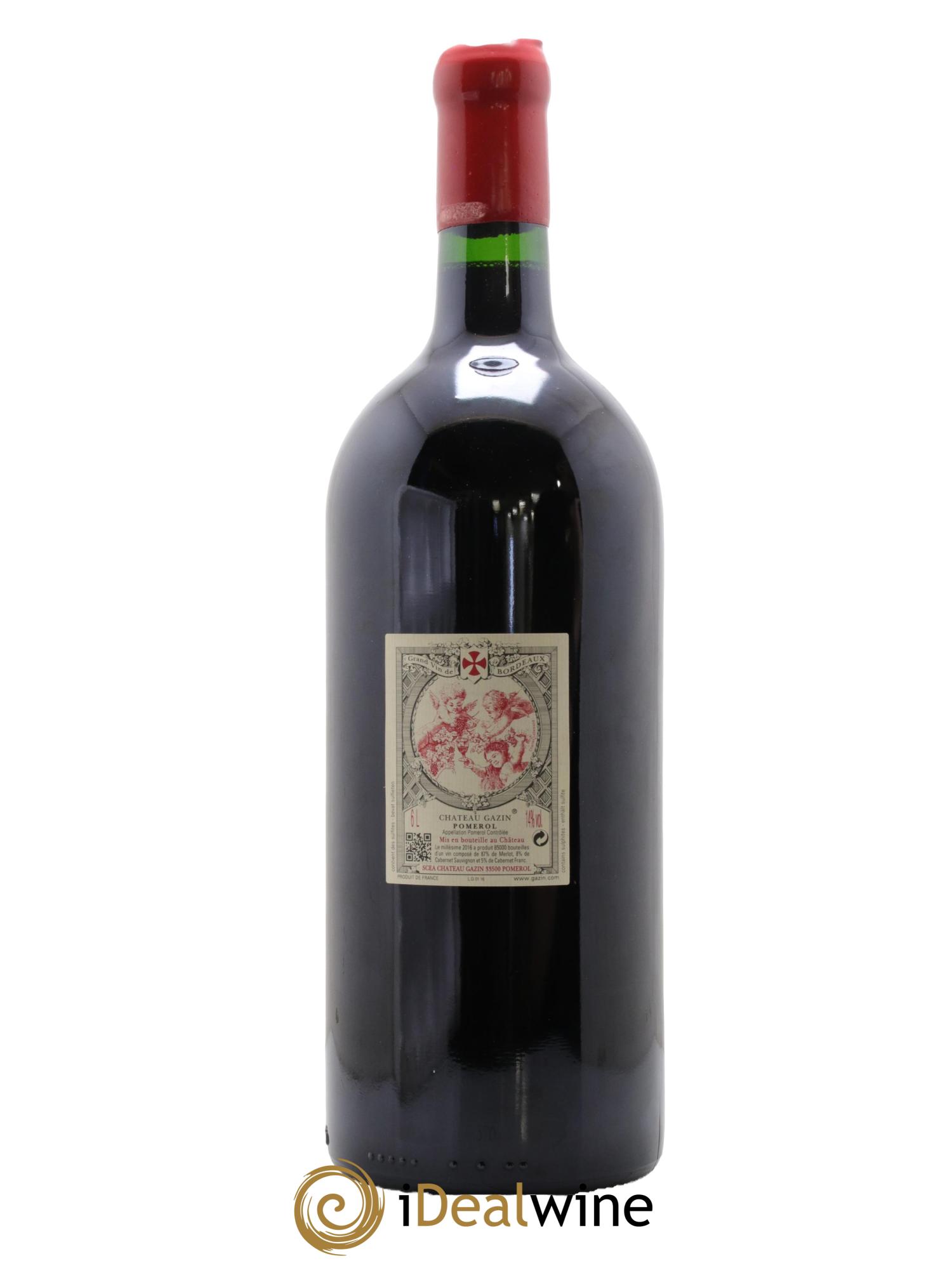 Château Gazin 2016 - Posten von 1 Doppel-Magnum - 1