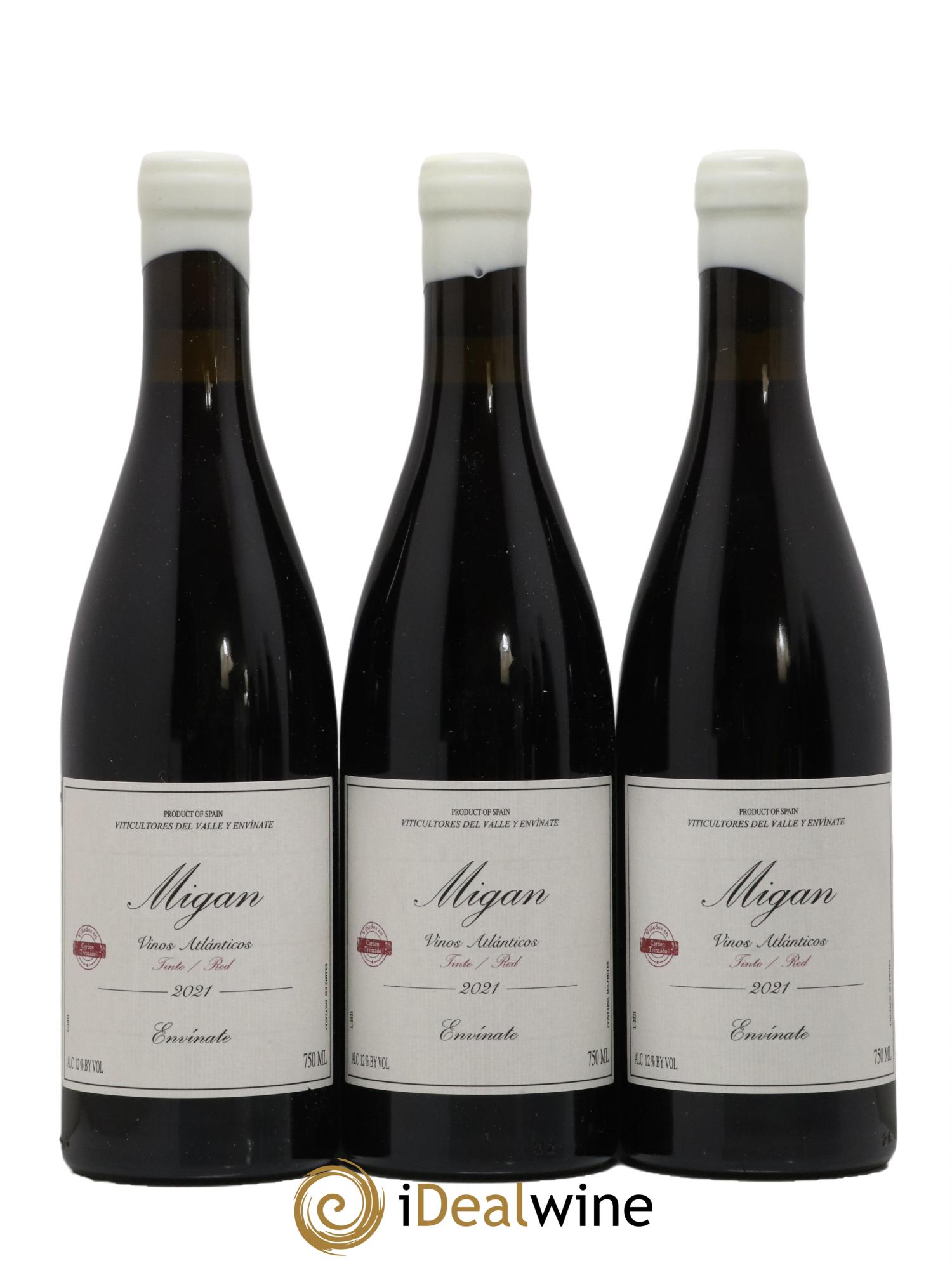 Espagne Tenerife Migan Envinate 2021 - Lot de 3 bouteilles - 0