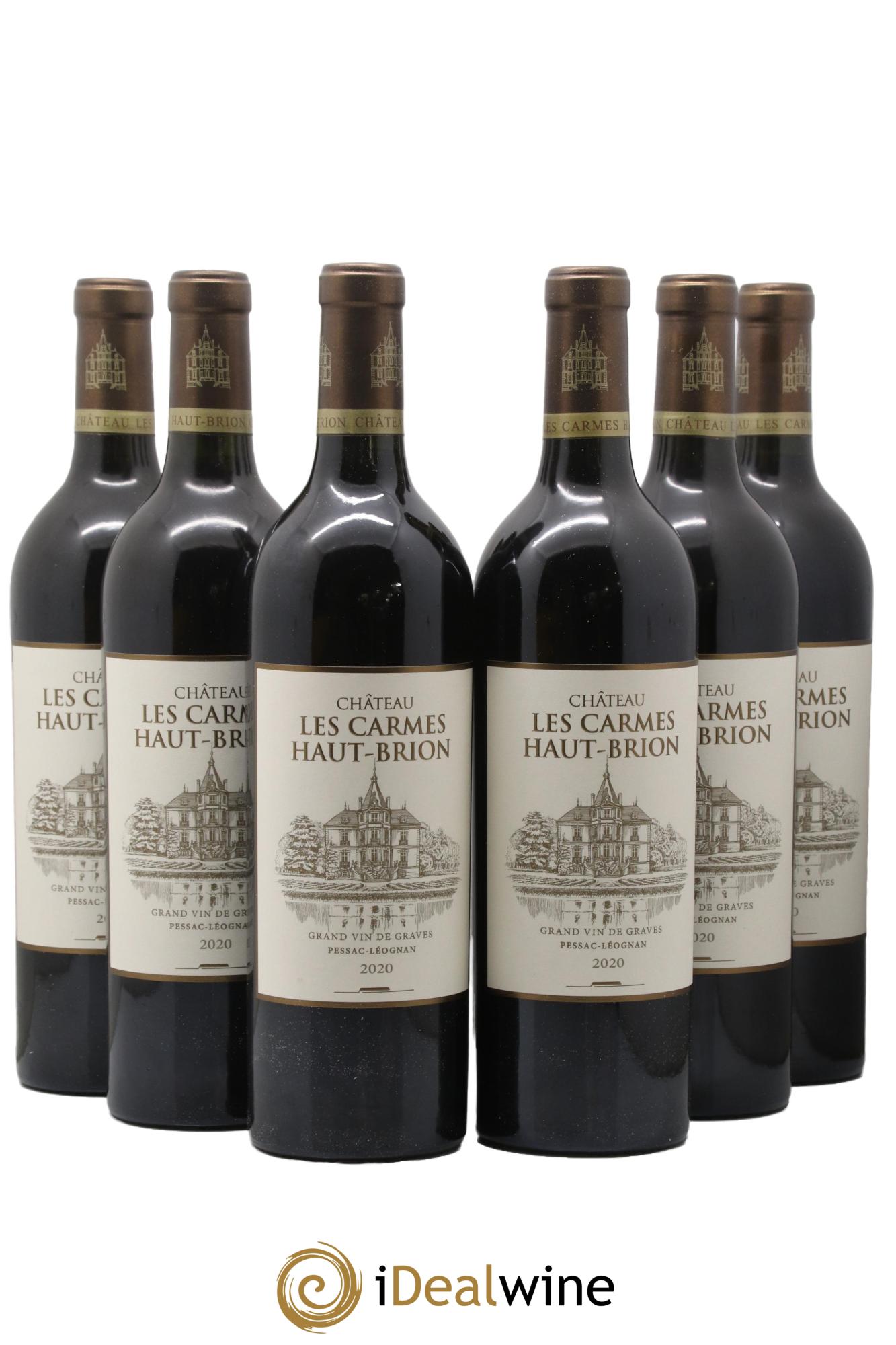 Château Les Carmes Haut-Brion 2020 - Lot de 6 bouteilles - 0