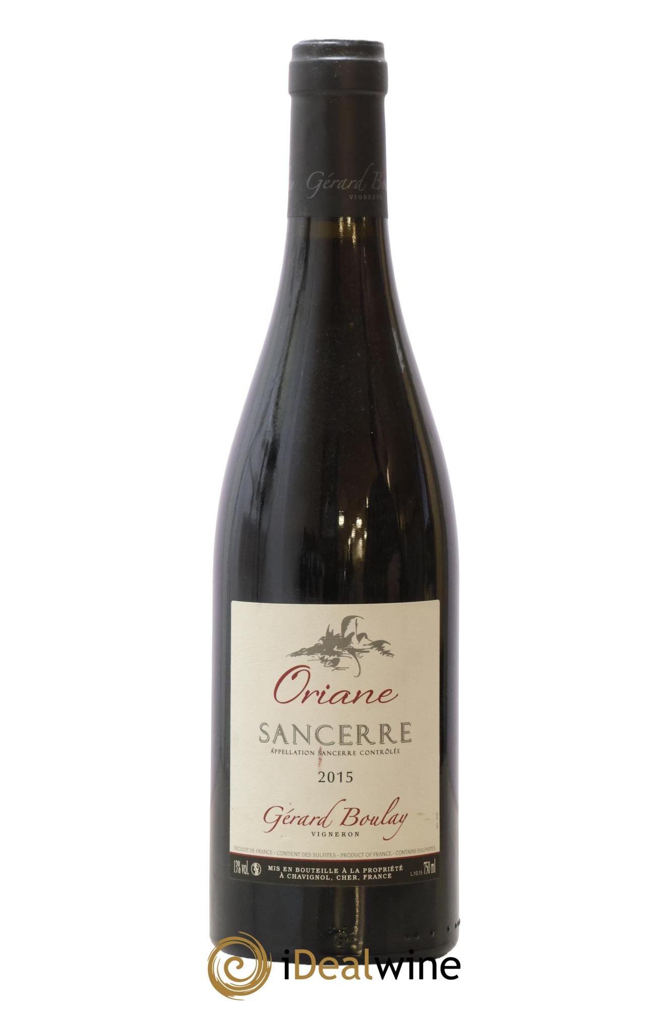 Sancerre Oriane Gérard Boulay 2015 - Lot de 1 bouteille - 0