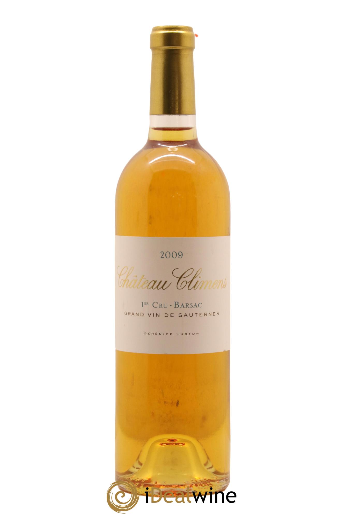 Château Climens 1er Grand Cru Classé 2009 - Lot de 1 bouteille - 0
