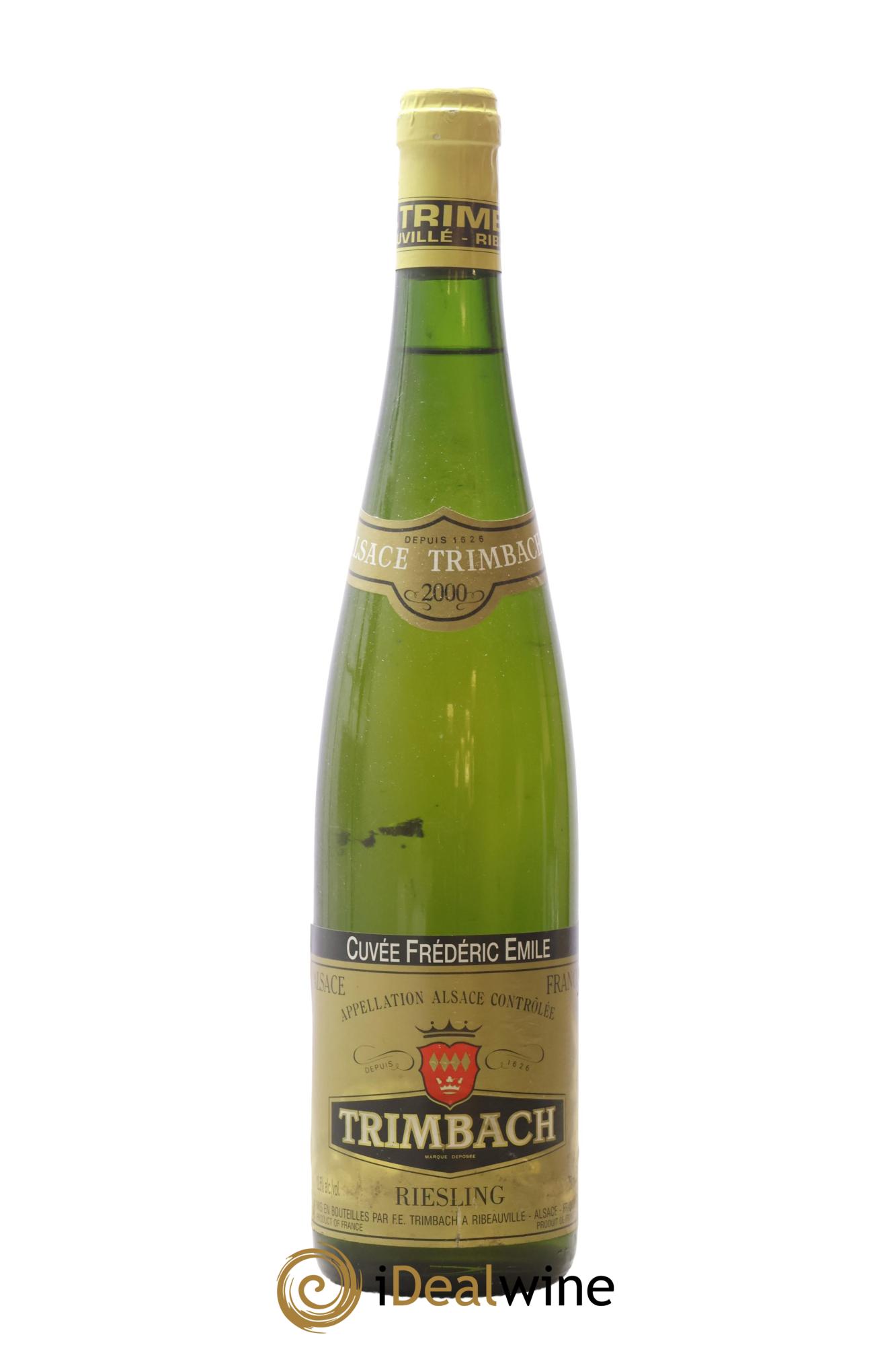 Alsace Riesling Cuvée Frédéric Emile Trimbach (Domaine) 2000 - Posten von 1 Flasche - 0
