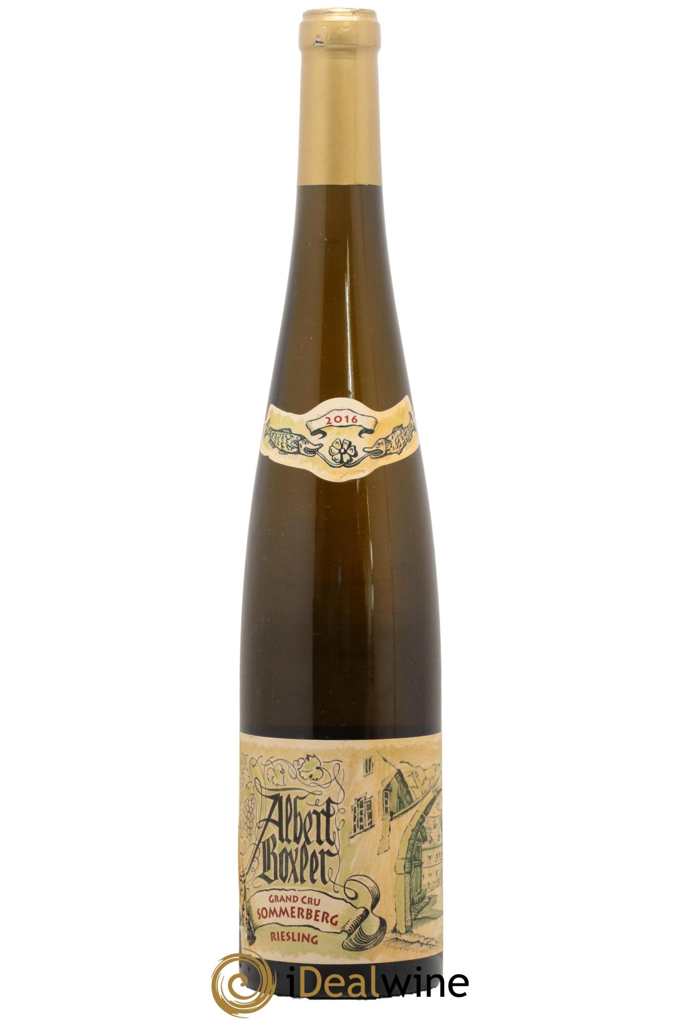 Alsace Riesling Grand Cru Sommerberg Albert Boxler 2016 - Lot de 1 bouteille - 0