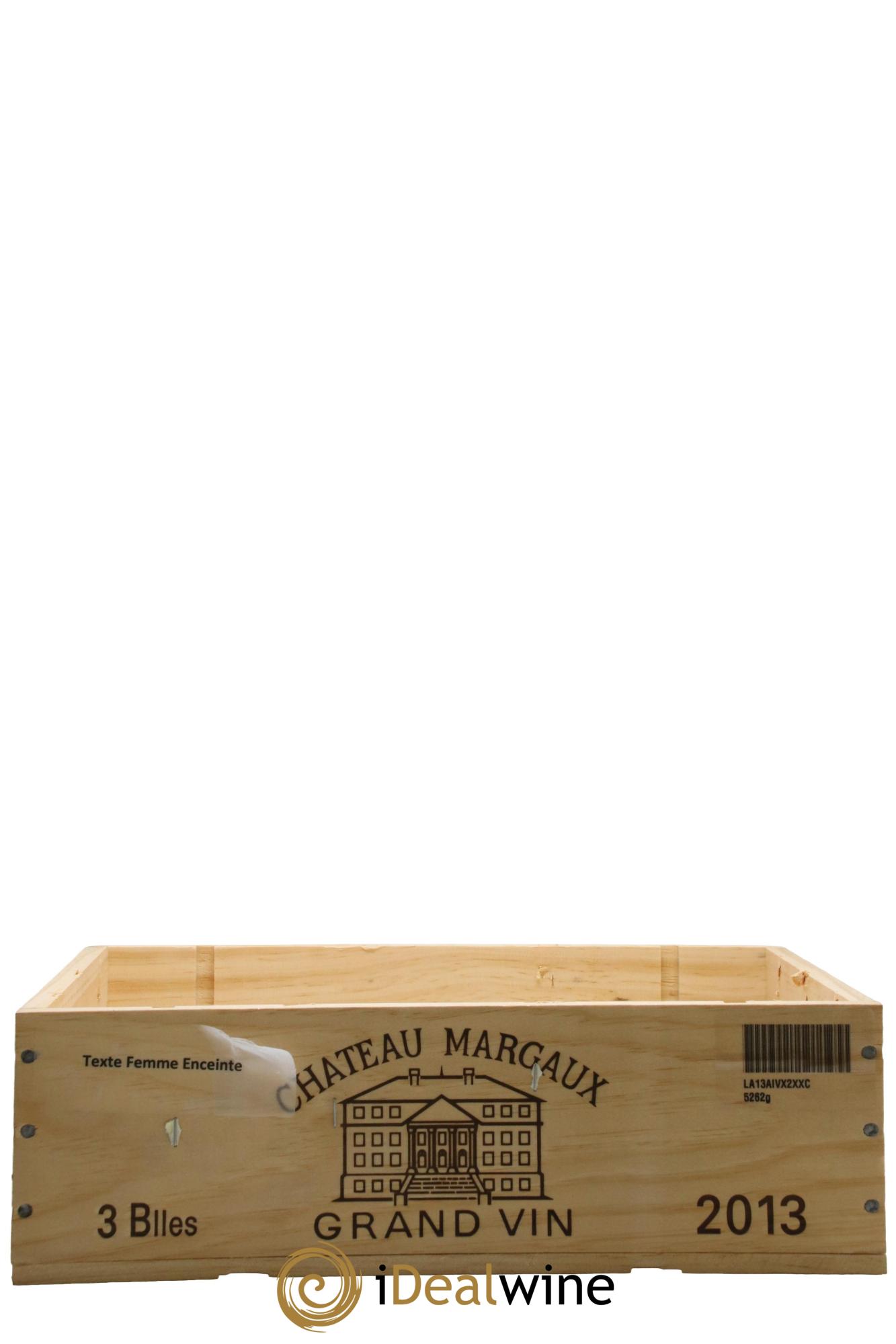 Château Margaux 1er Grand Cru Classé  2013 - Lotto di 3 bottiglie - 3