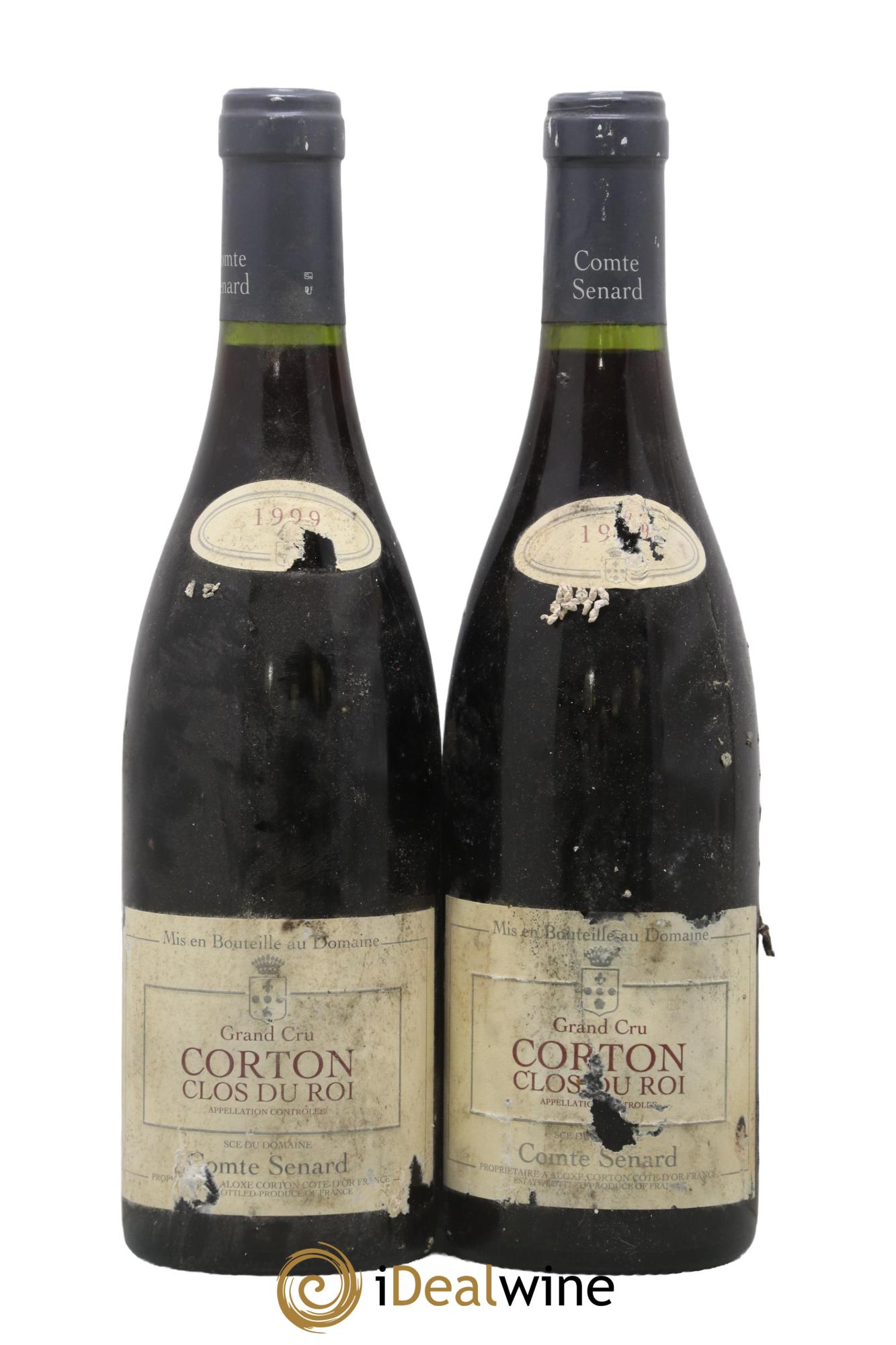 Corton Grand Cru Clos du Roi Comte Senard 1999 - Lot de 2 bouteilles - 0