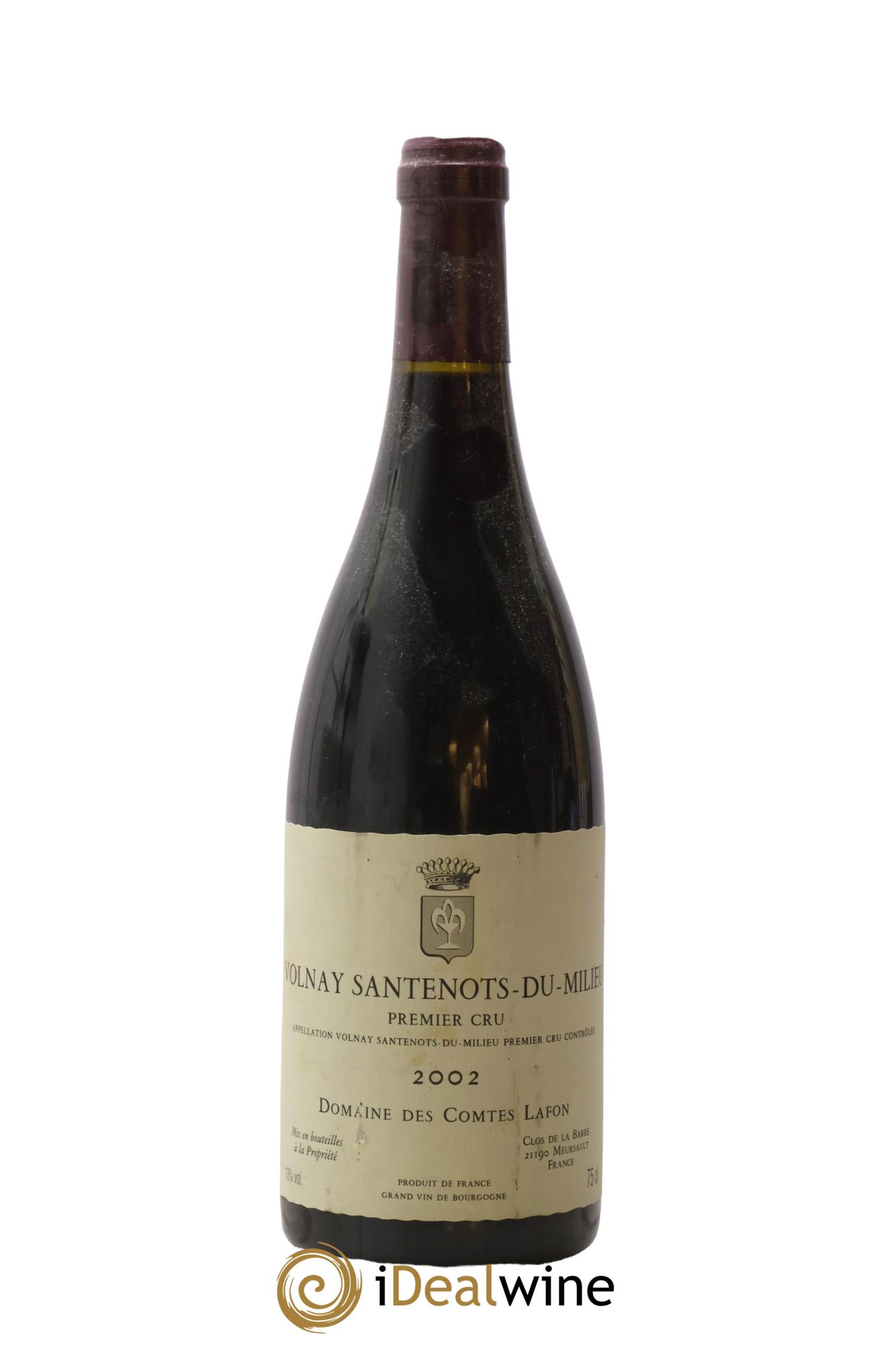 Volnay 1er Cru Santenots du Milieu Comtes Lafon (Domaine des) 2002 - Posten von 1 Flasche - 0