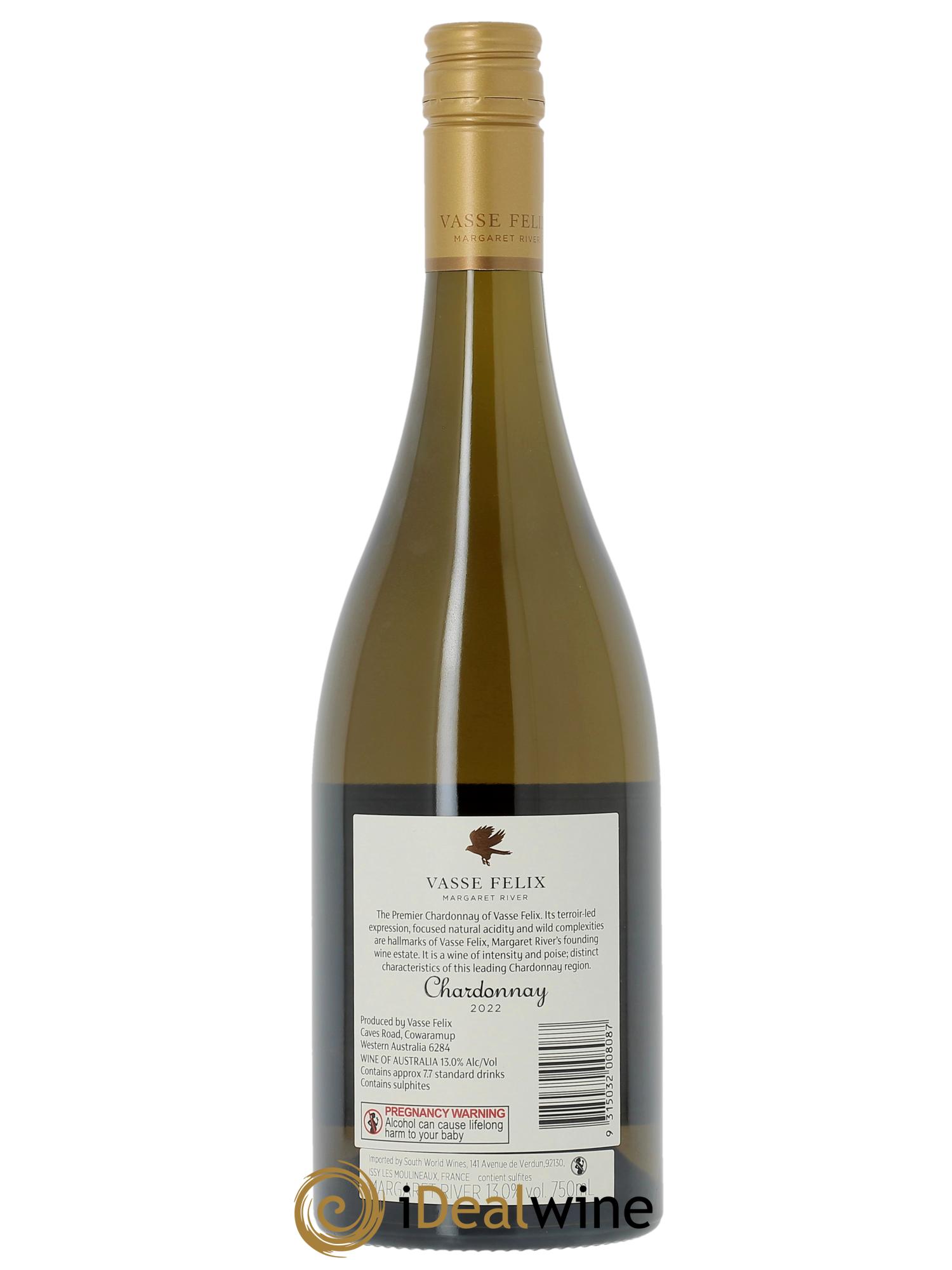 Margaret River Vasse Felix Chardonnay  2022 - Lot de 1 bouteille - 1