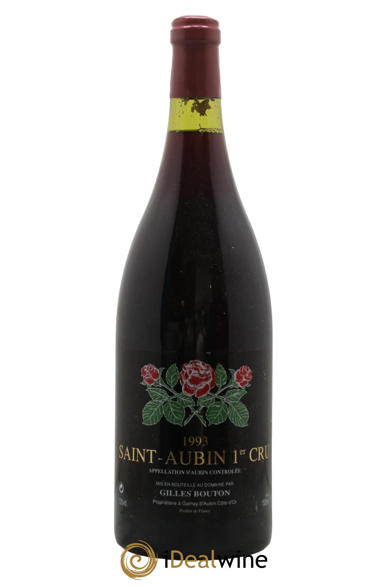 Saint-Aubin 1er Cru Domaine Gilles Bouton 1993 - Lot de 1 magnum - 0