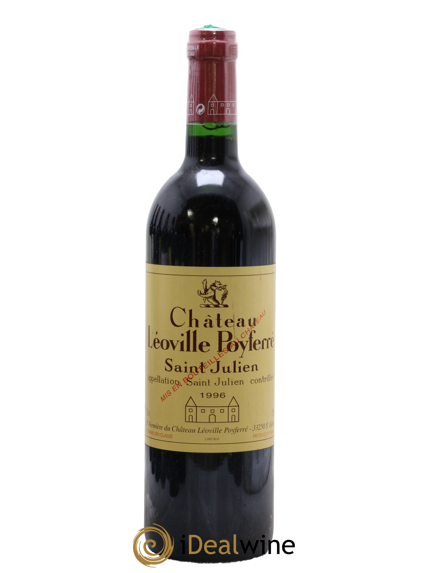 Château Léoville Poyferré 2ème Grand Cru Classé 1996 - Lot of 1 bottle - 0
