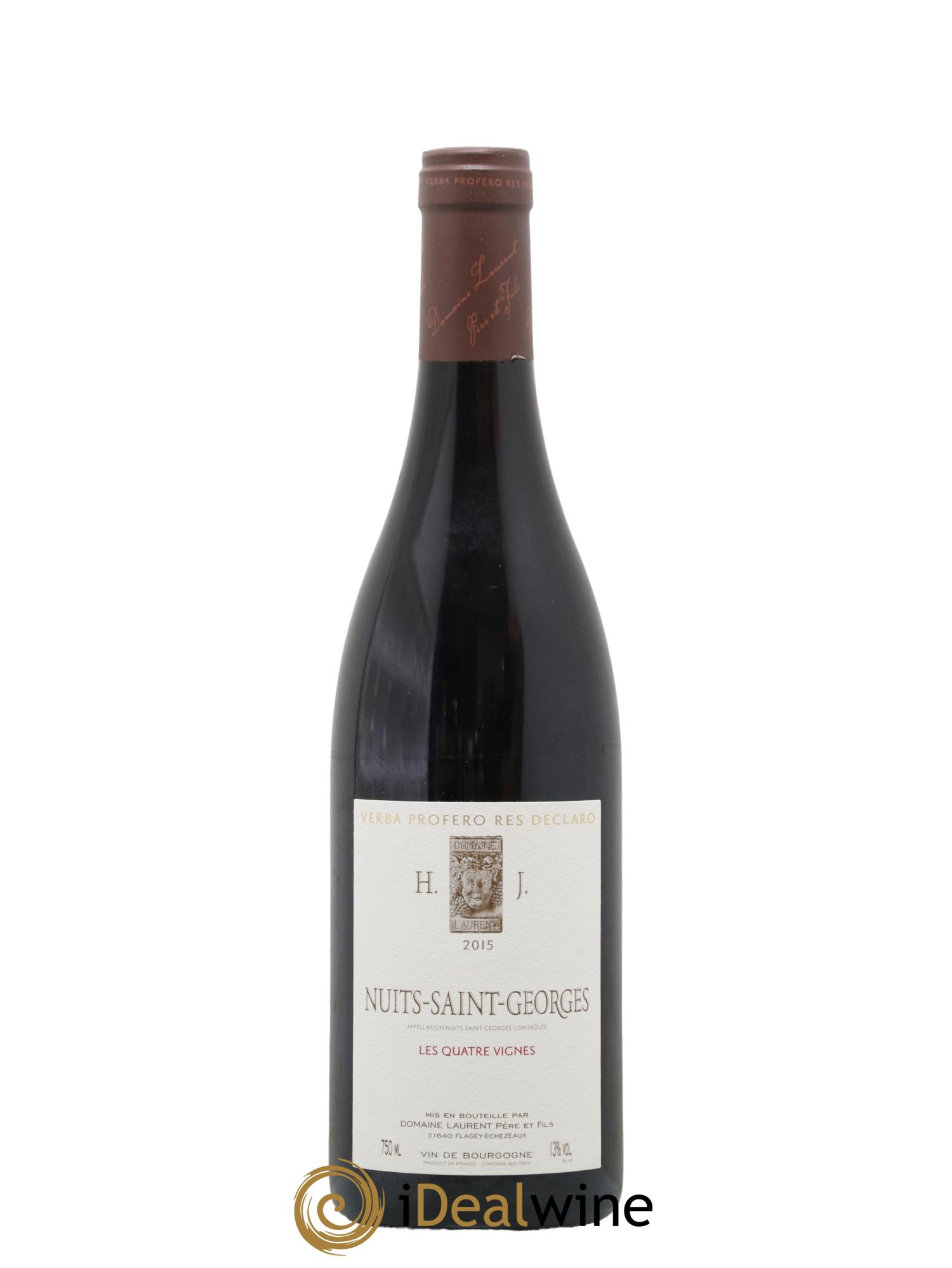 Nuits-Saint-Georges Les 4 vignes Laurent Père et Fils (Domaine) 2015 - Lot de 1 bouteille - 0