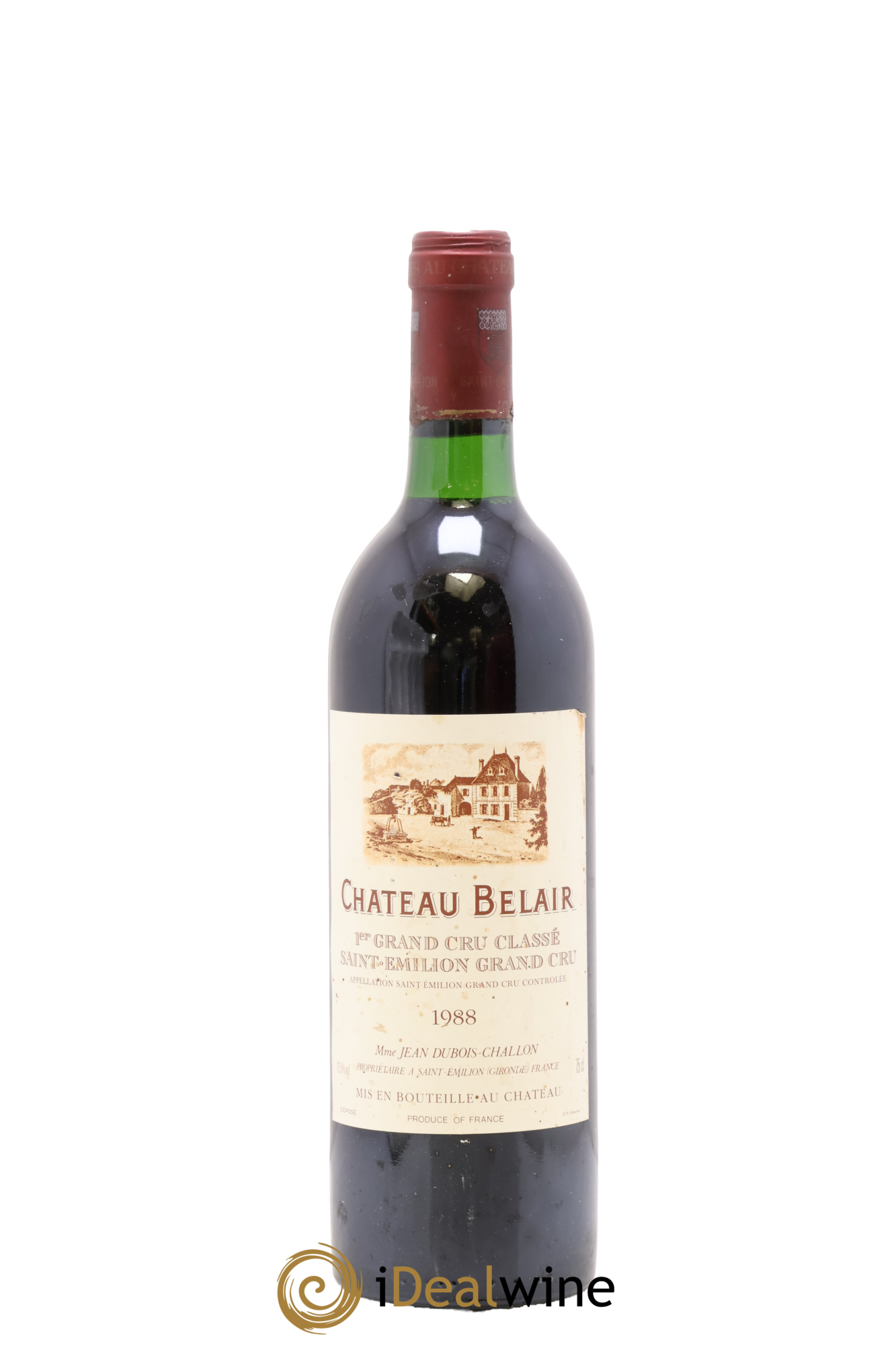 Château Belair (Belair-Monange) 1er Grand Cru Classé B 1988 - Lot of 1 bottle - 0