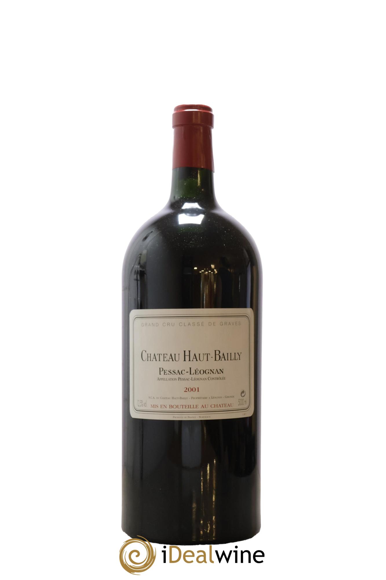 Château Haut-Bailly Cru Classé de Graves 2001 - Lot de 1 jeroboam - 0