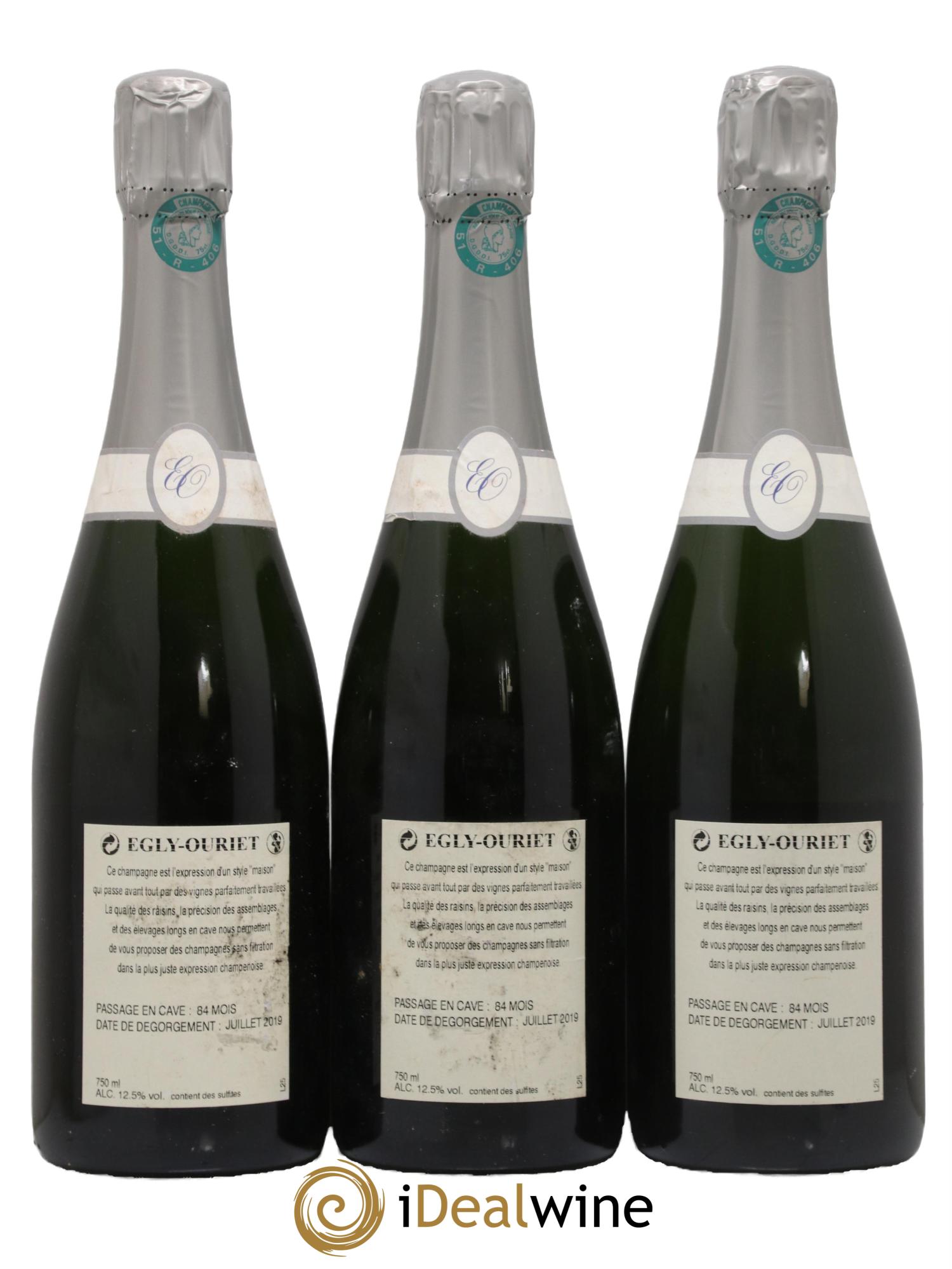 Extra-Brut VP Egly-Ouriet - Lotto di 3 bottiglie - 1