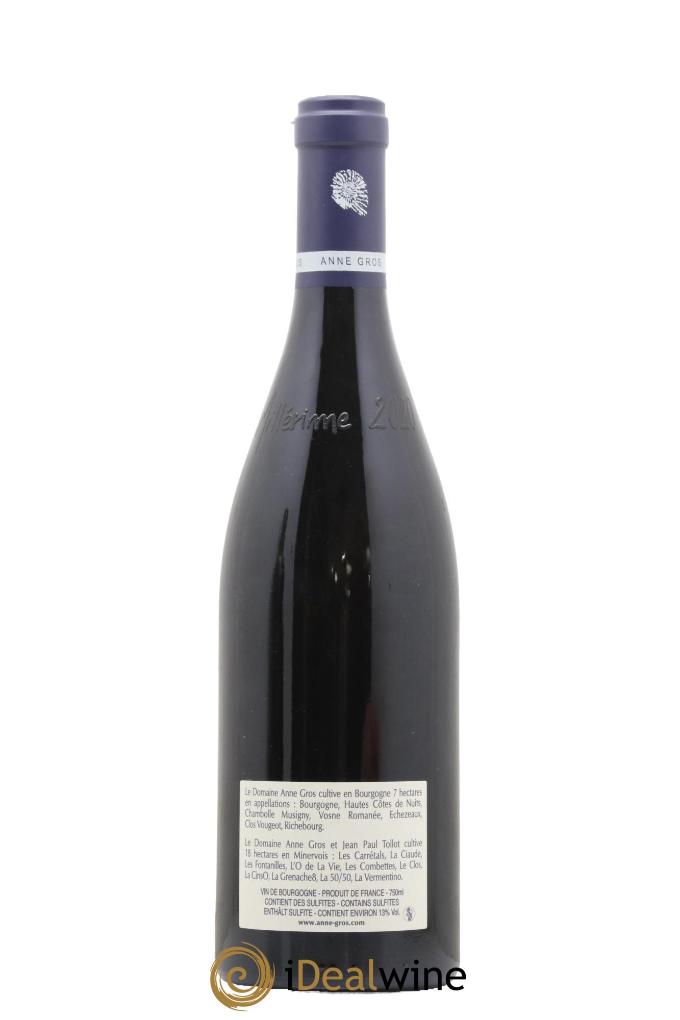 Richebourg Grand Cru Anne Gros 2020 - Lot de 1 bouteille - 1