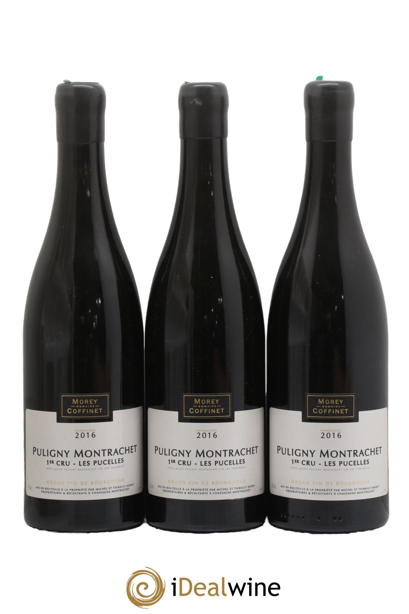 Puligny-Montrachet 1er Cru Les Pucelles Morey-Coffinet (Domaine) 2016 - Lot de 3 bouteilles - 0