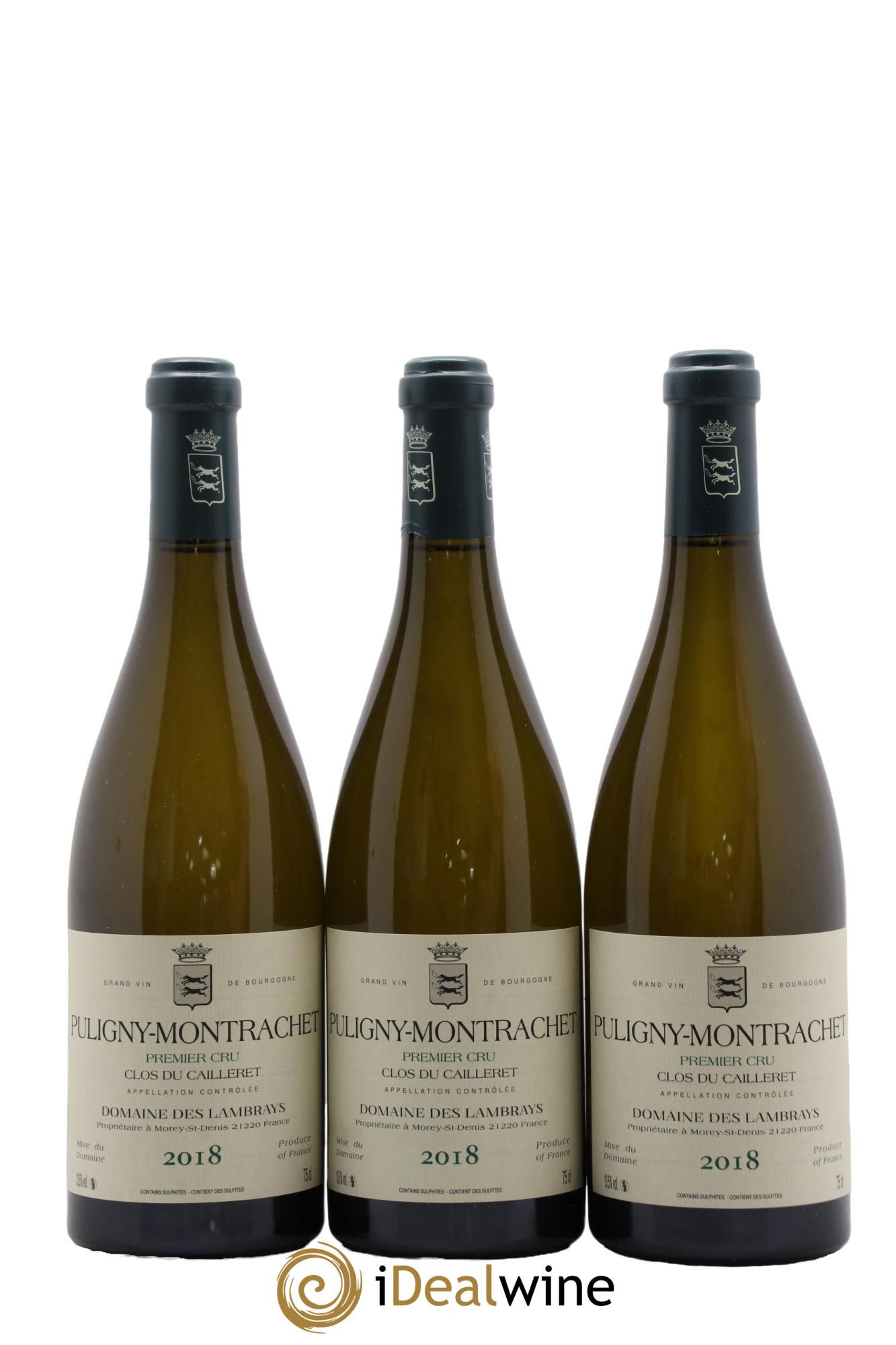 Puligny-Montrachet 1er Cru Clos du Cailleret Domaine des Lambrays 2018 - Lot de 6 bouteilles - 3