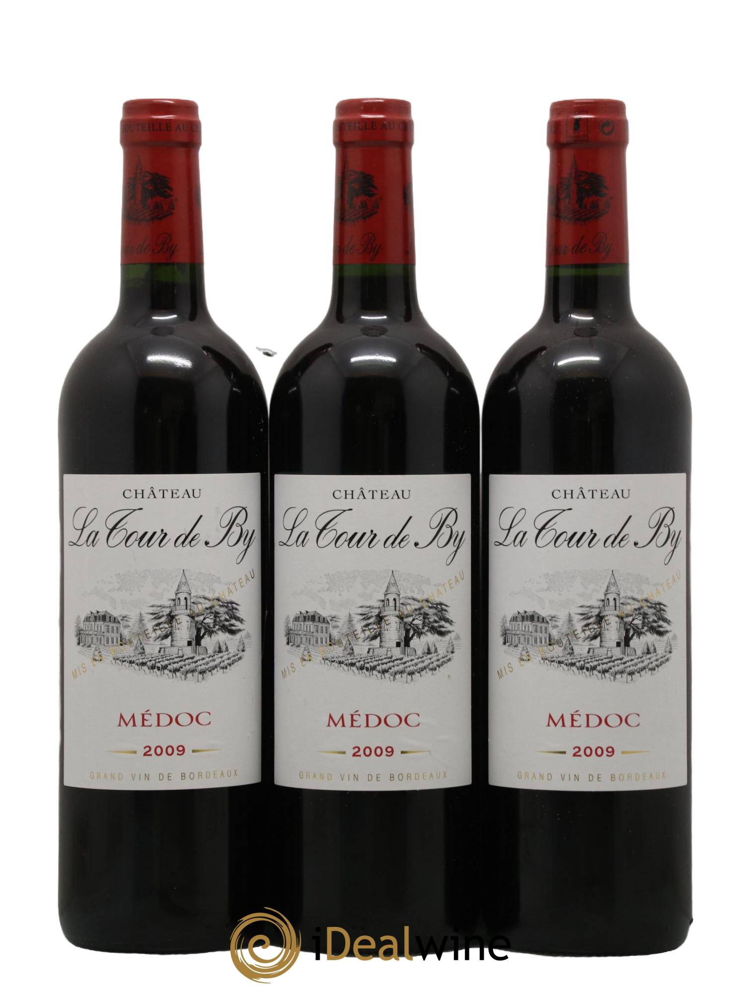 Château La Tour de By Cru Bourgeois 2009 - Lot de 3 bouteilles - 0