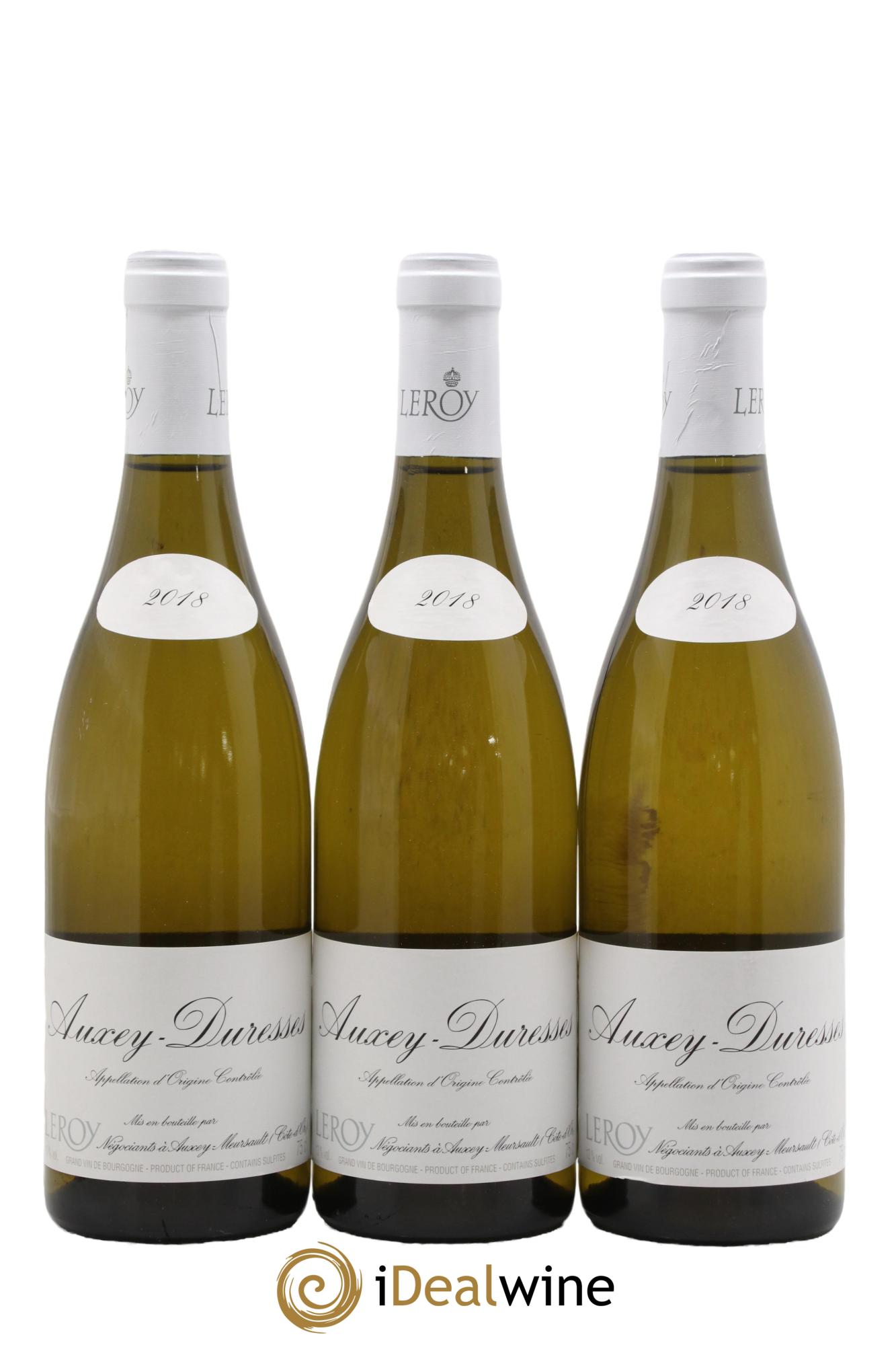 Auxey-Duresses Leroy SA 2018 - Lotto di 3 bottiglie - 0