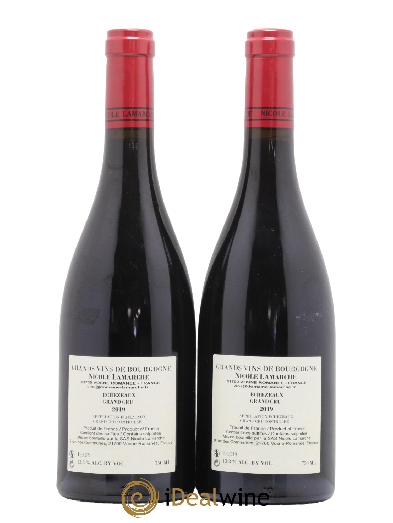 Echezeaux Grand Cru Lamarche (Domaine) 2019 - Lot de 2 bouteilles - 1