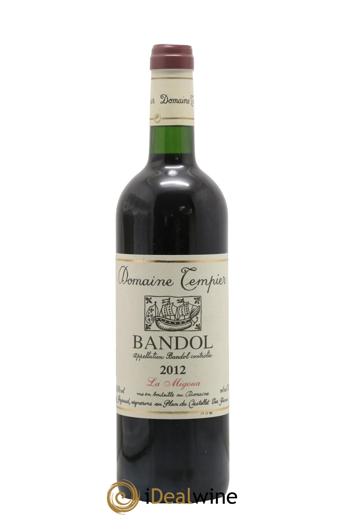 Bandol Domaine Tempier Cuvée La Migoua Famille Peyraud 2012 - Posten von 1 Flasche - 0