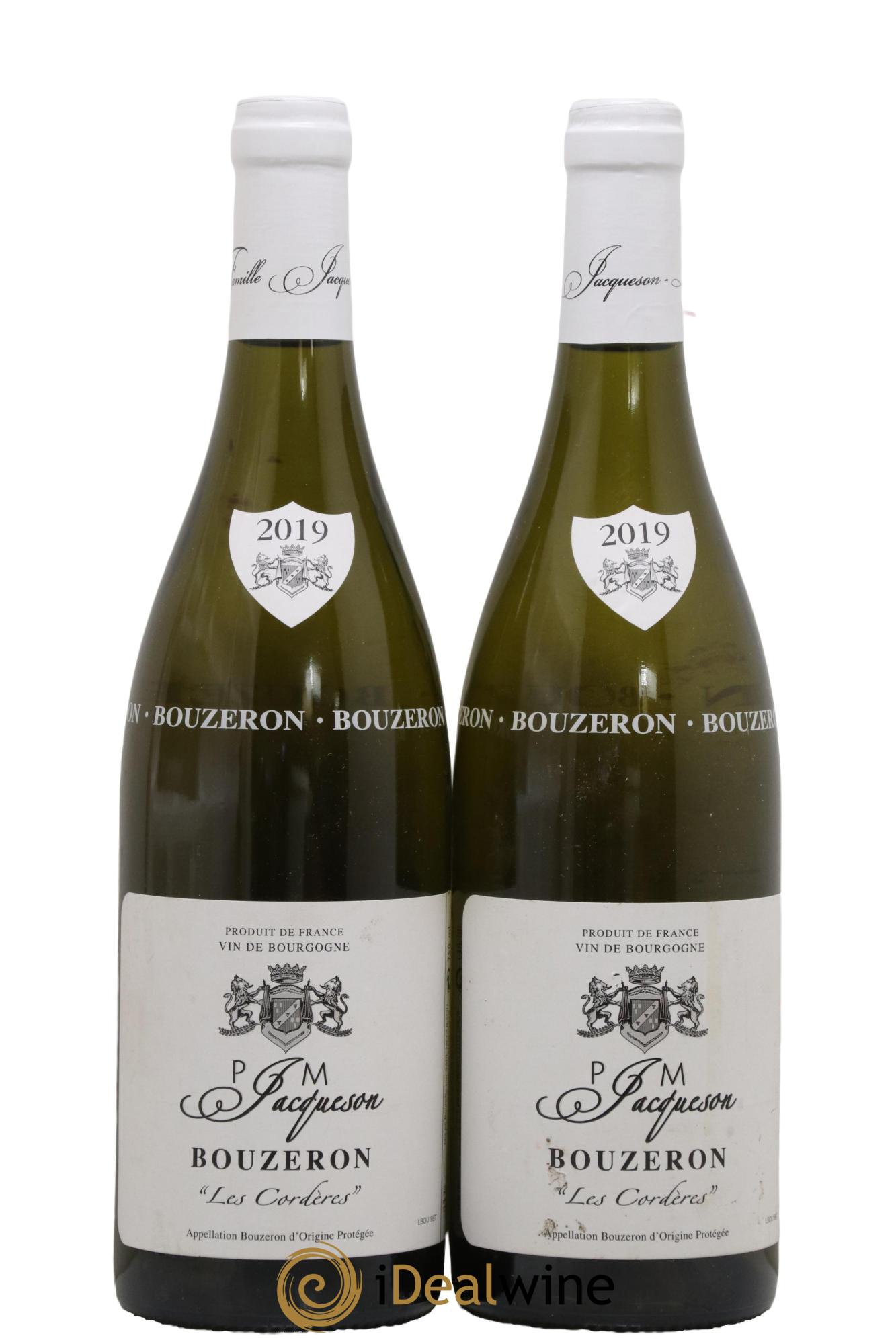 Bouzeron Les Cordères Paul & Marie Jacqueson 2019 - Lot de 2 bouteilles - 0