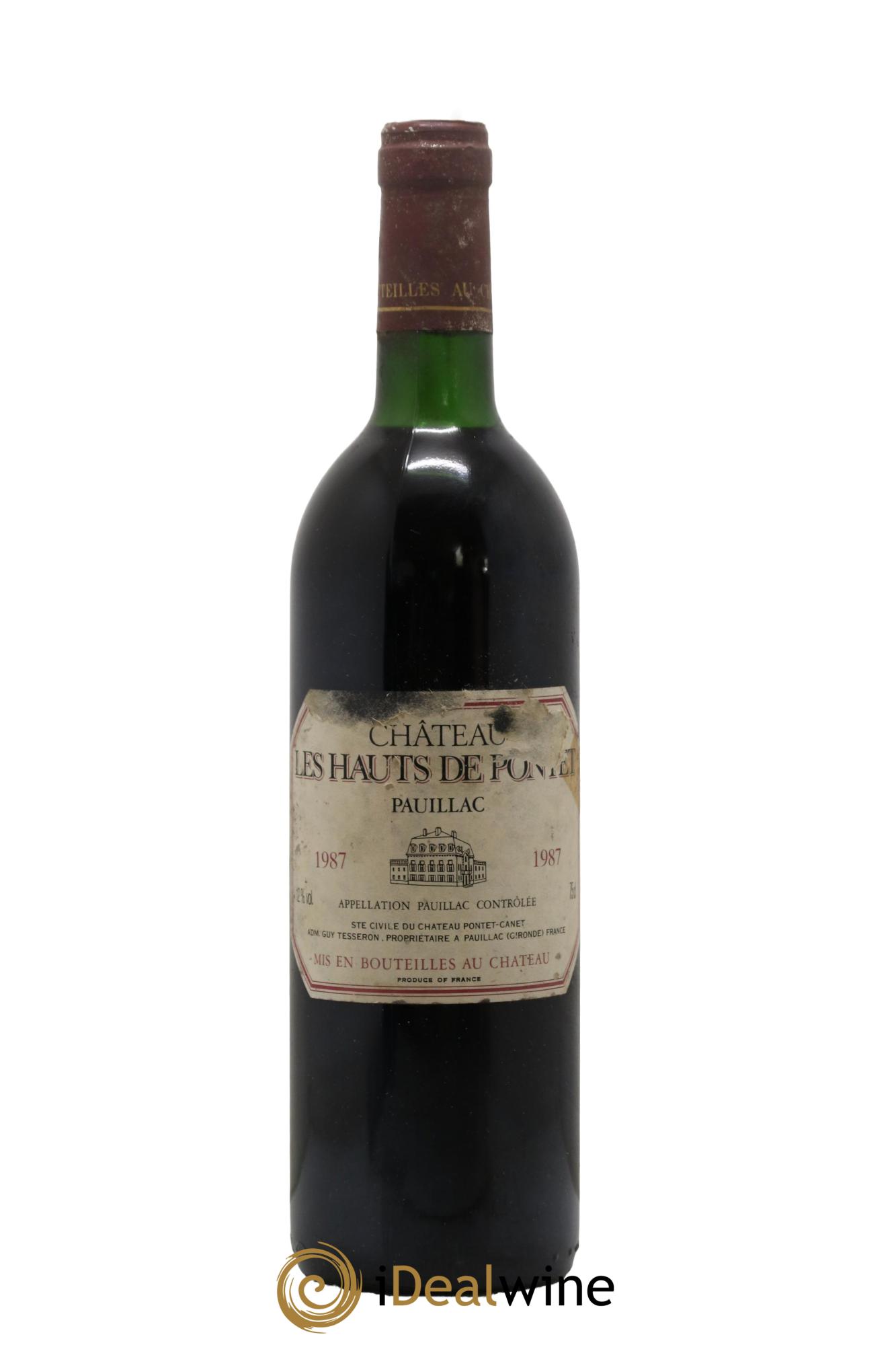 Les Hauts de Pontet-Canet Second Vin 1987 - Lotto di 1 bottiglia - 0