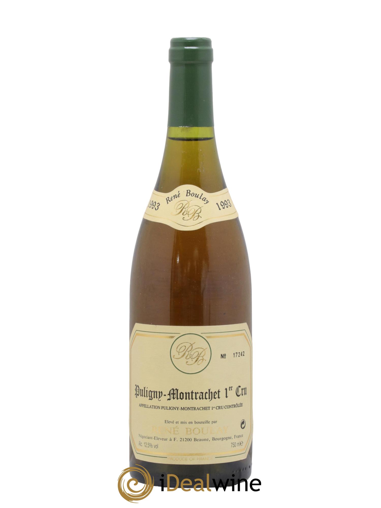 Puligny-Montrachet 1er Cru René Boulay 1993 - Lot of 1 bottle - 0