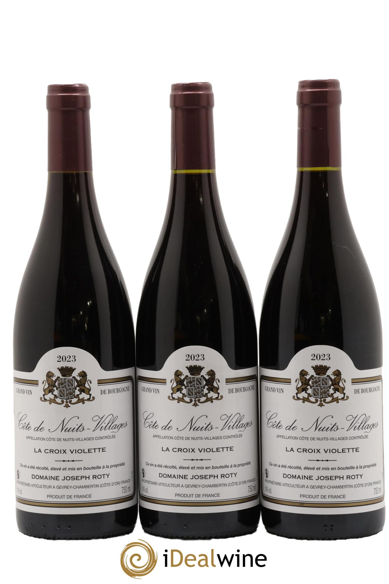 Côte de Nuits-Villages Croix Violette Roty Joseph 2023 - Lot of 3 bottles - 0