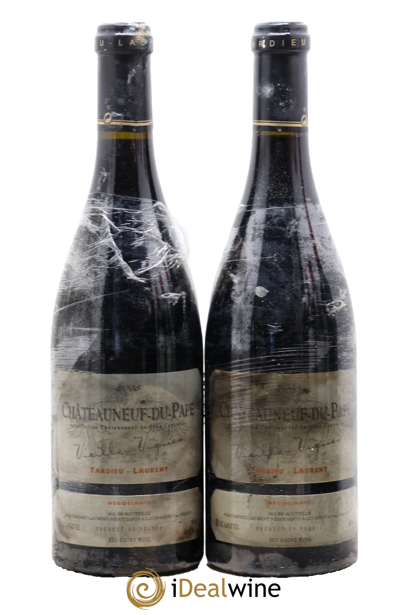 Châteauneuf-du-Pape Tardieu-Laurent Vieilles vignes Famille Tardieu 2005 - Lot of 2 bottles - 0