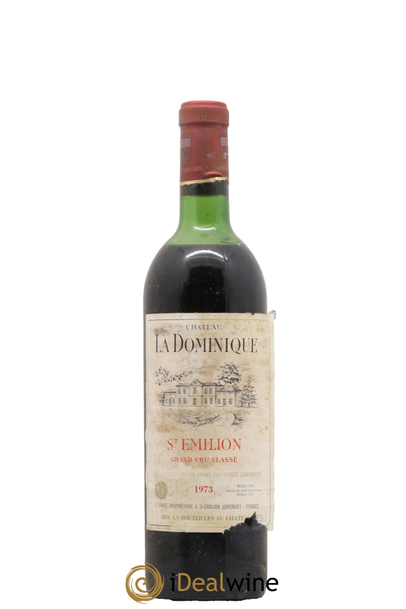 Château la Dominique Grand Cru Classé 1973 - Lot de 1 bouteille - 0