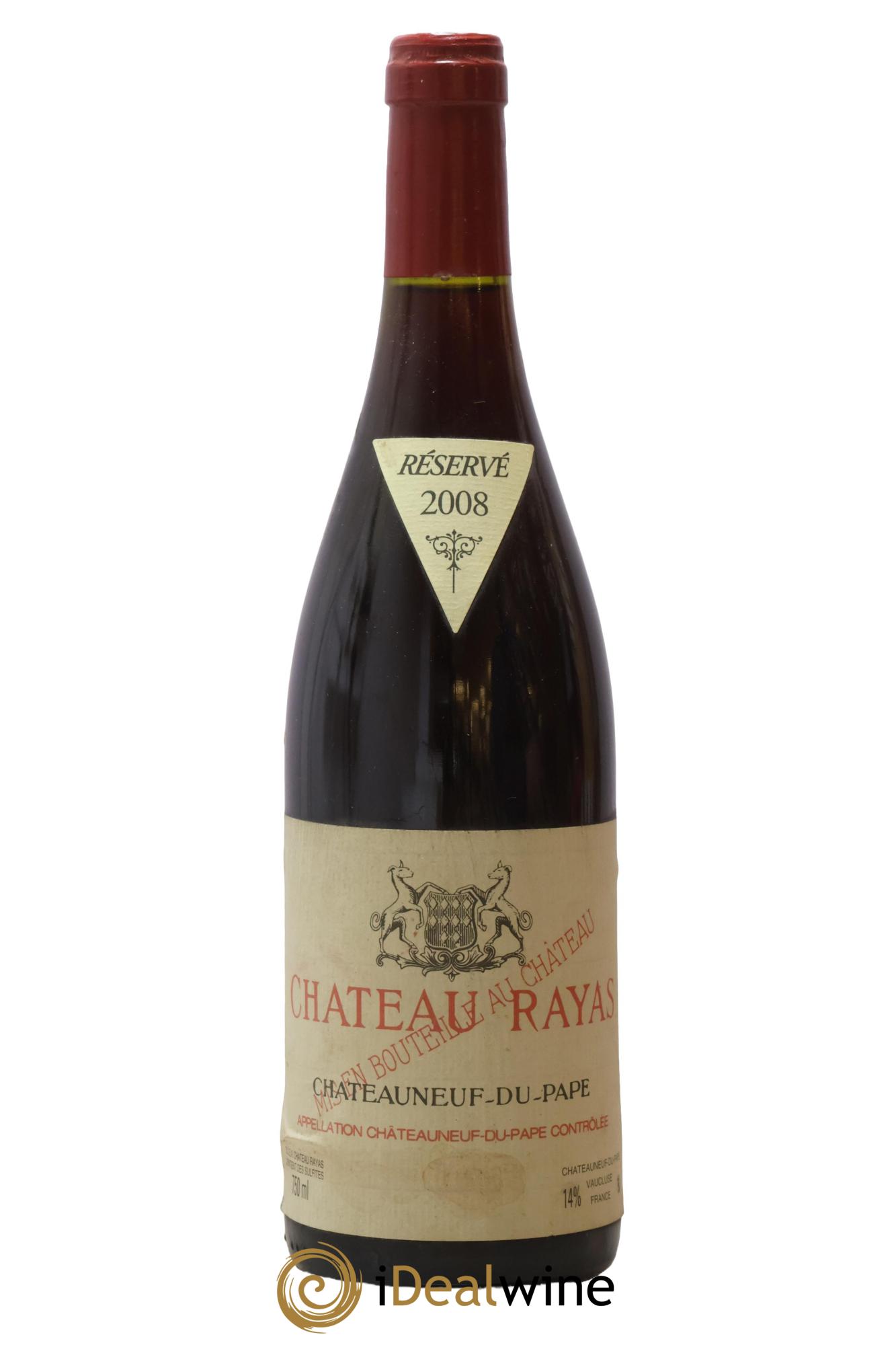 Châteauneuf-du-Pape Château Rayas Emmanuel Reynaud 2008 - Lot of 1 bottle - 0