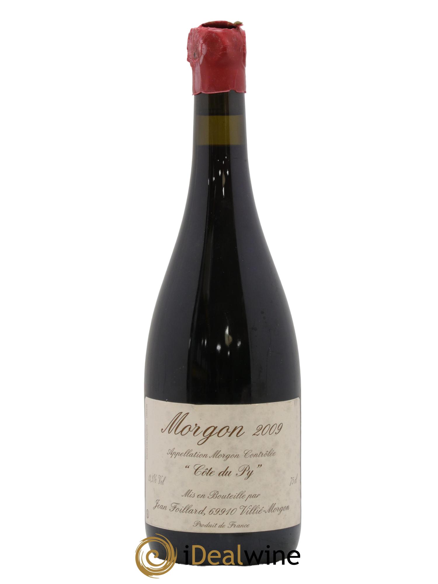Morgon Côte du Py Jean Foillard 2009 - Lot de 1 bouteille - 0