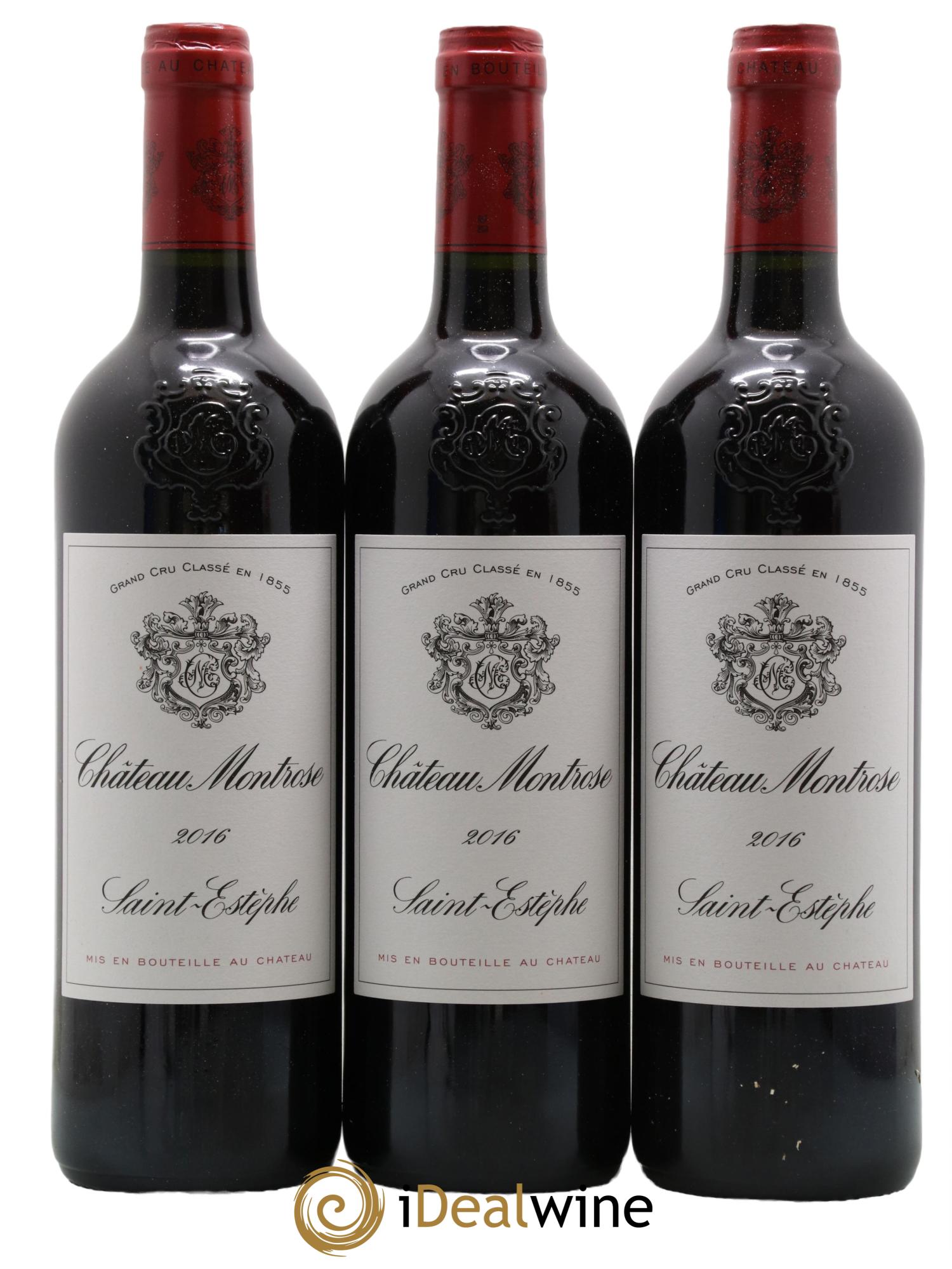 Château Montrose 2ème Grand Cru Classé 2016 - Lot de 3 bouteilles - 0