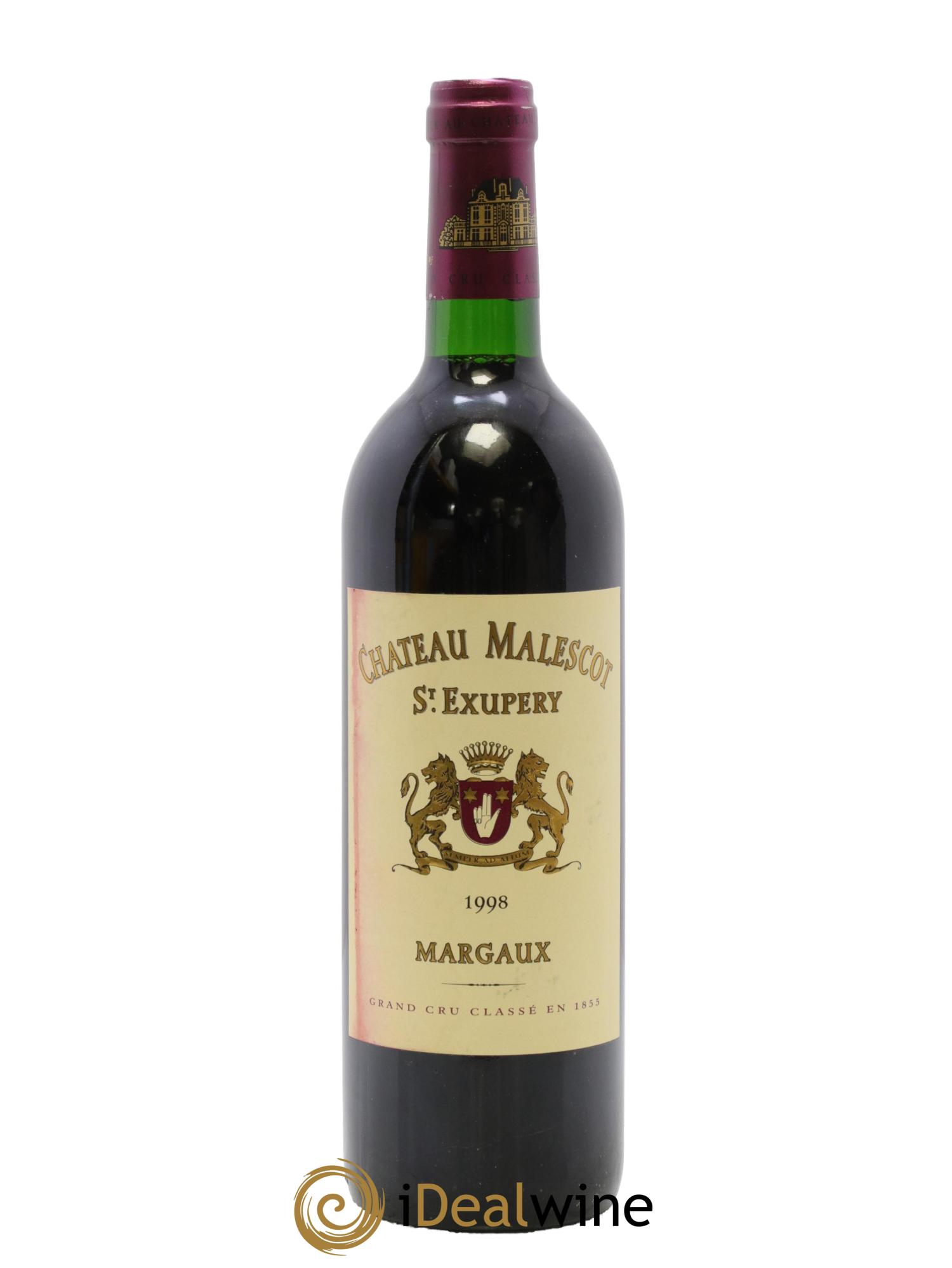 Château Malescot Saint-Exupéry 3ème Grand Cru Classé 1998 - Lot de 1 bouteille - 0