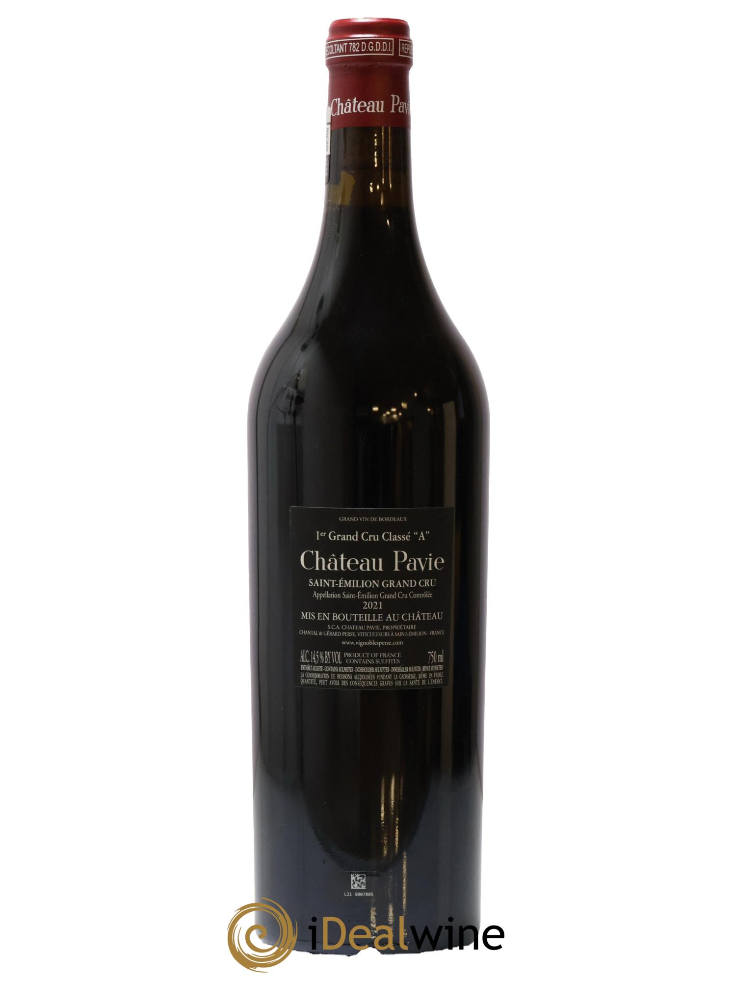 Château Pavie 1er Grand Cru Classé A 2021 - Lot de 1 bouteille - 2
