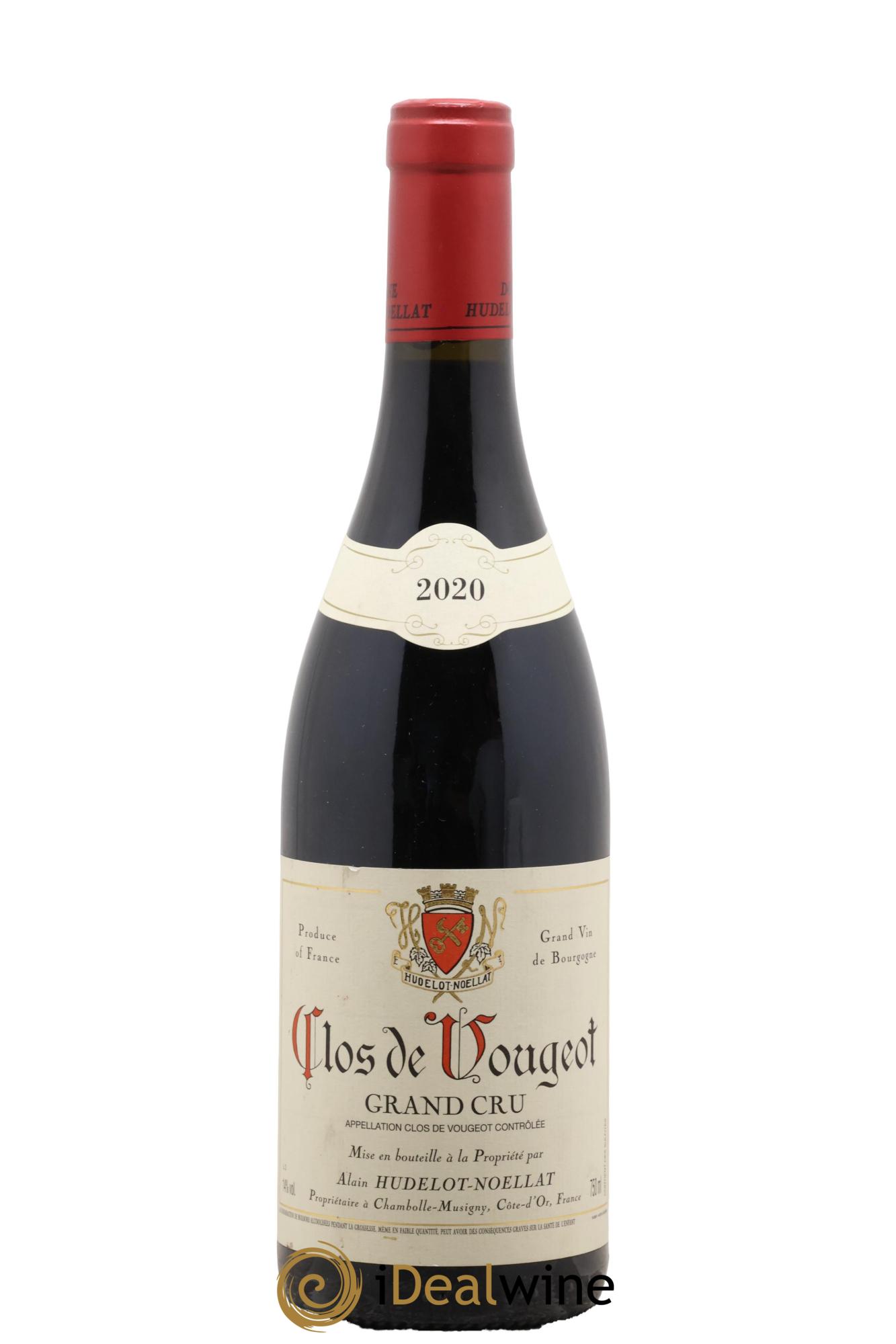 Clos de Vougeot Grand Cru Hudelot-Noëllat 2020 - Lot de 1 bouteille - 0