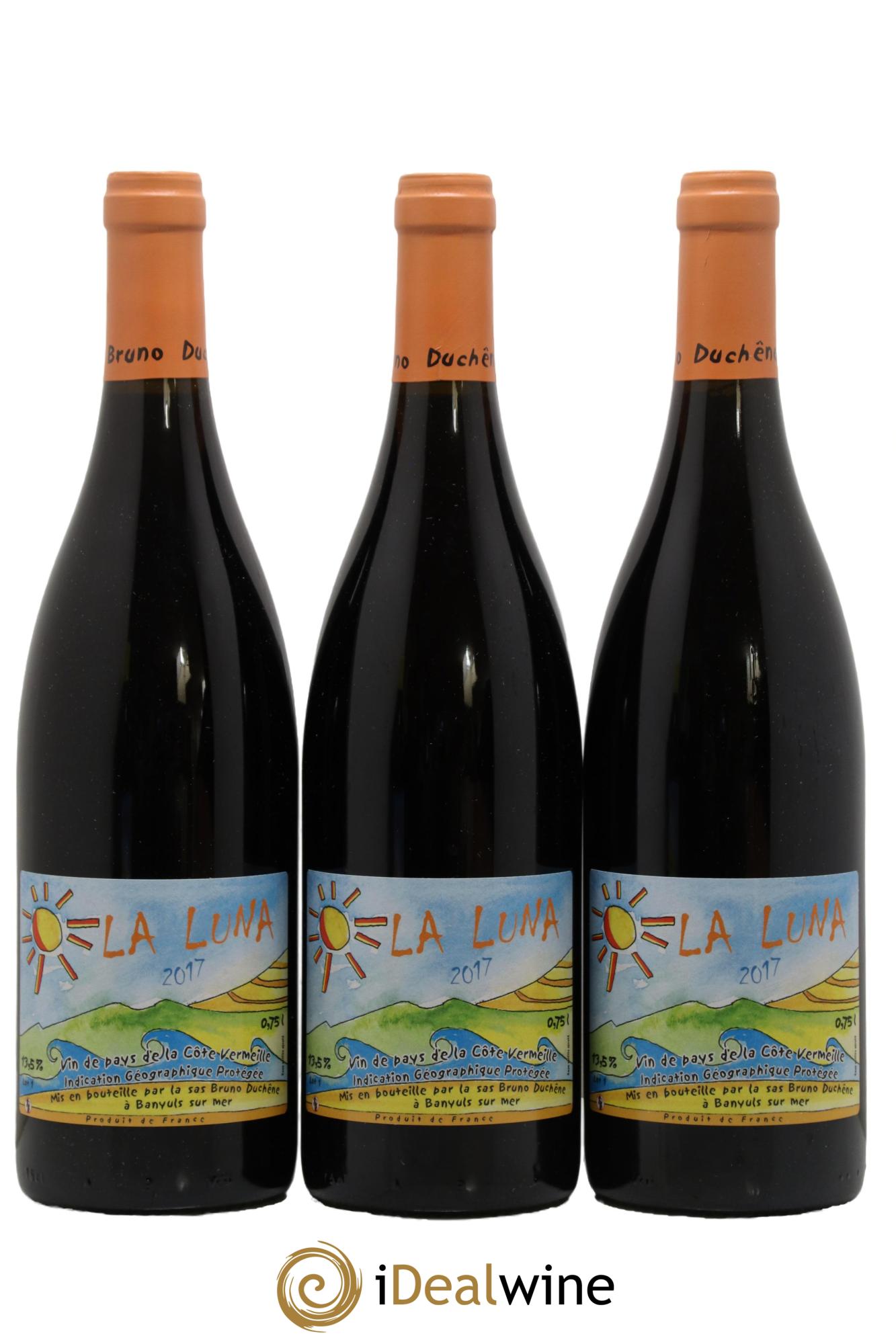 Languedoc Vin de Pays de la Côte Vermeille La Luna Domaine Bruno Duchêne 2017 - Lot de 3 bouteilles - 0