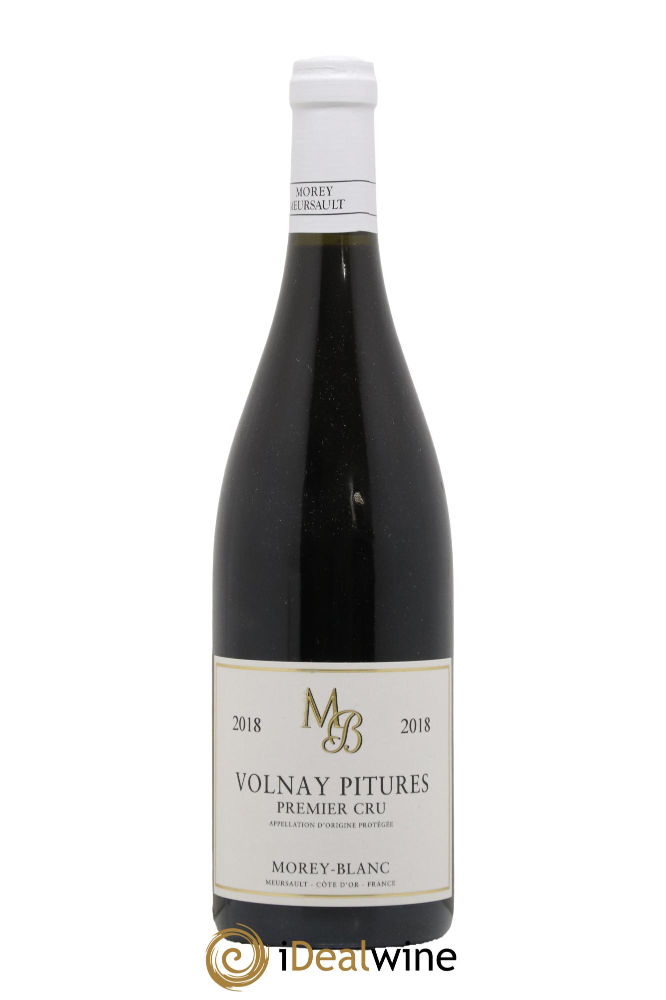 Volnay 1er Cru Pitures Morey-Blanc 2018 - Lot de 1 bouteille - 0