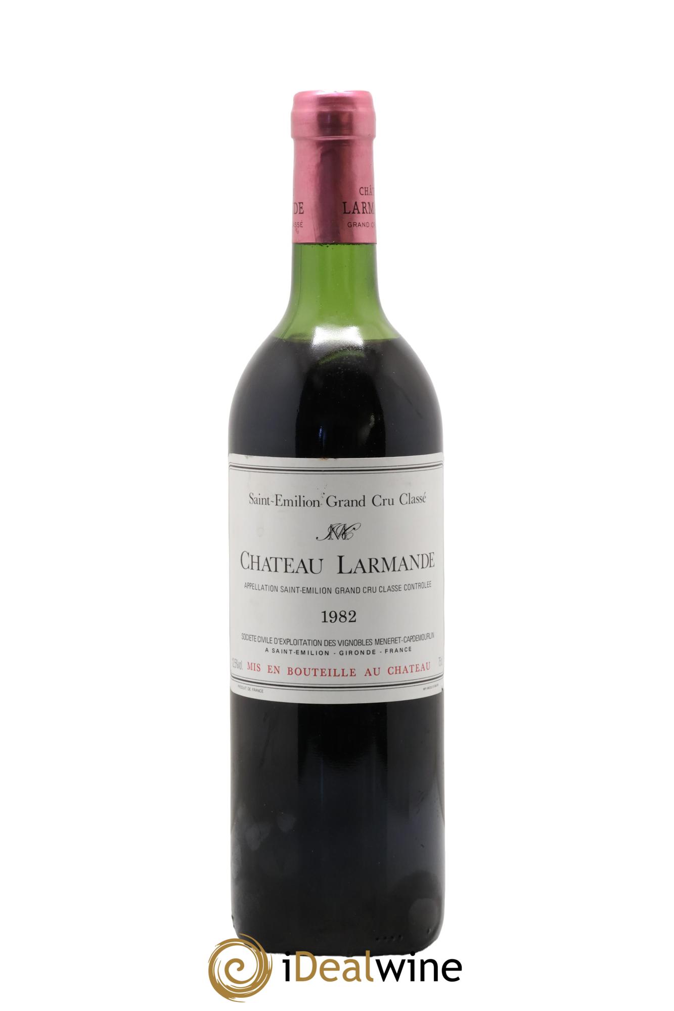 Château Larmande Grand Cru Classé 1982 - Posten von 1 Flasche - 0