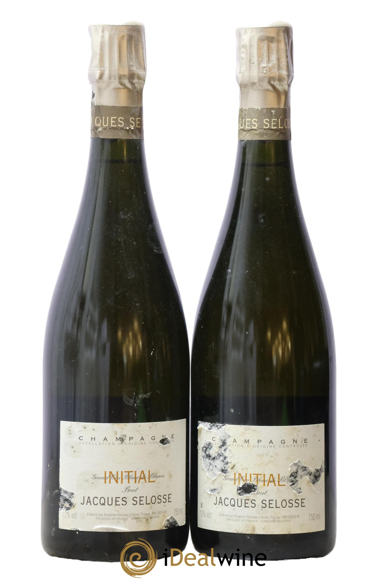 Initial Brut Jacques Selosse - Lot de 2 bouteilles - 0