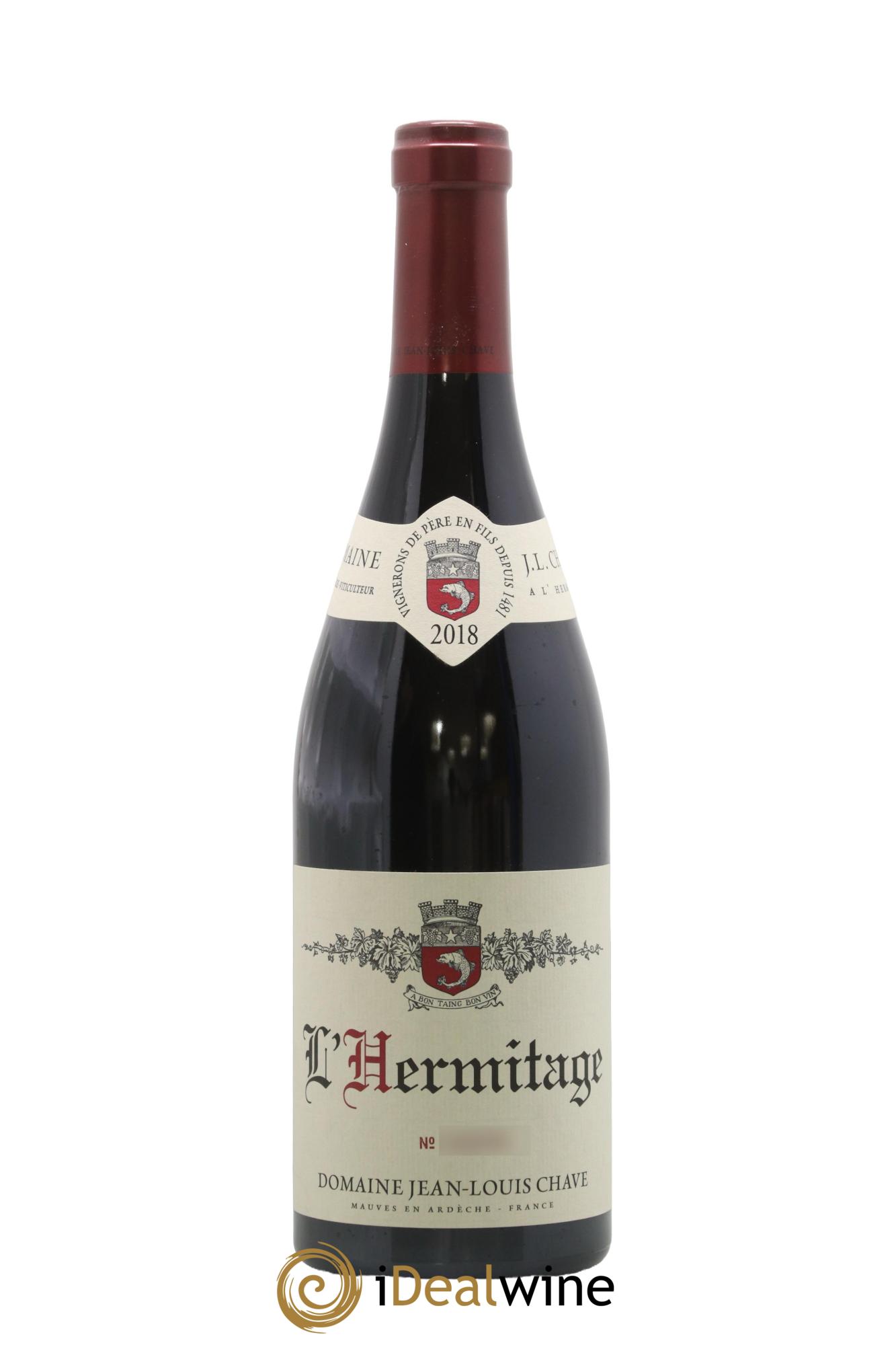 Hermitage Jean-Louis Chave 2018 - Lot of 1 bottle - 0